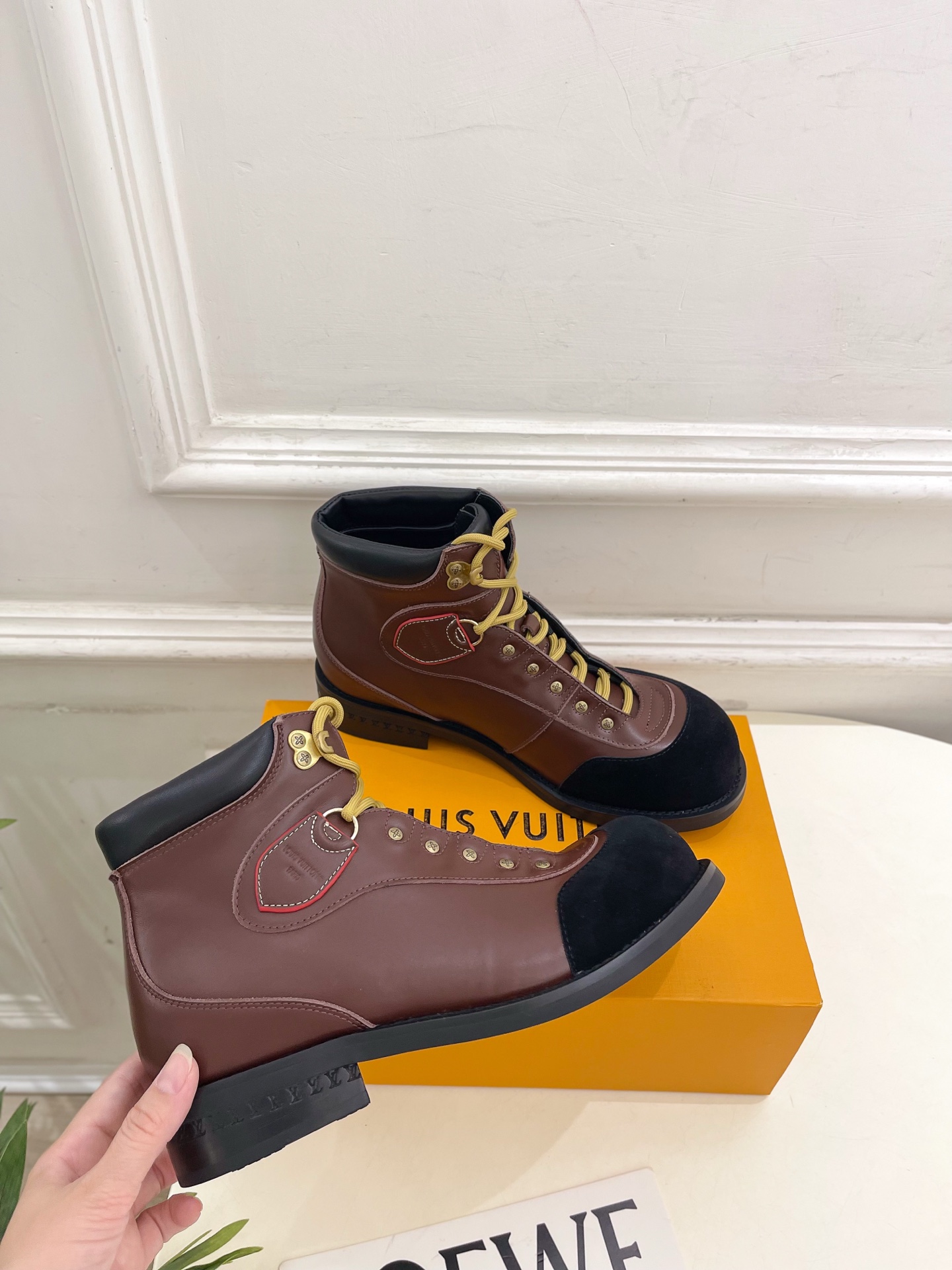 LV | 路易威登 25𝐬𝐬🧡💚2025秋冬新品 顶级版本⚠️专柜主打最新款 驴牌经典系带登山靴系列 硬