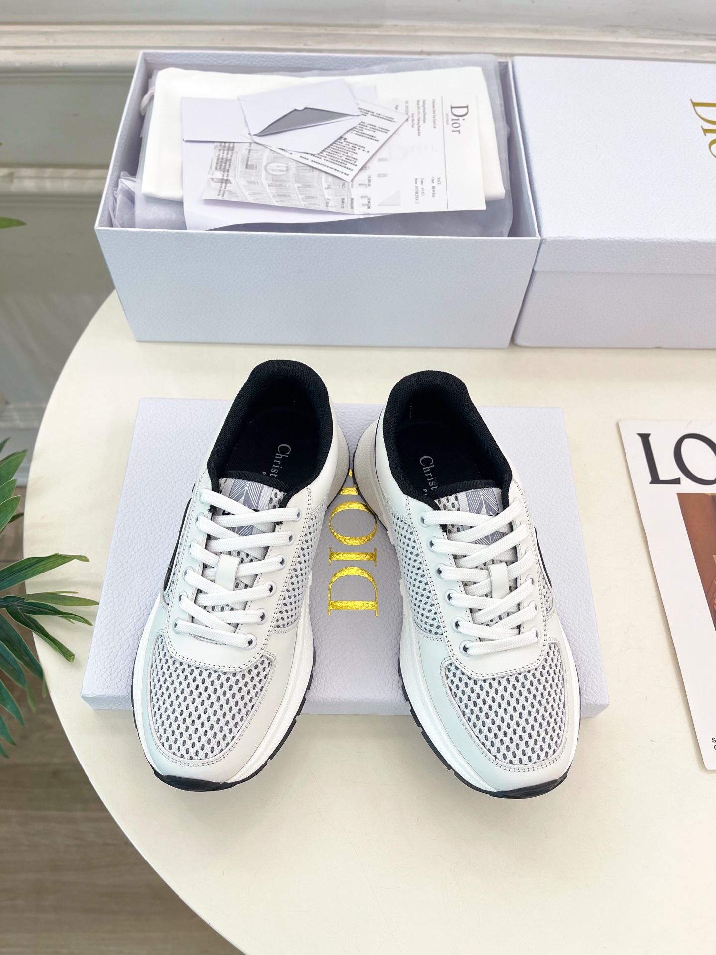 Dior | 迪奥 25𝐬𝐬 🧡💚2025秋冬新品 顶级版本⚠️专柜主打新款 CD网面情侣款运动鞋 硬货