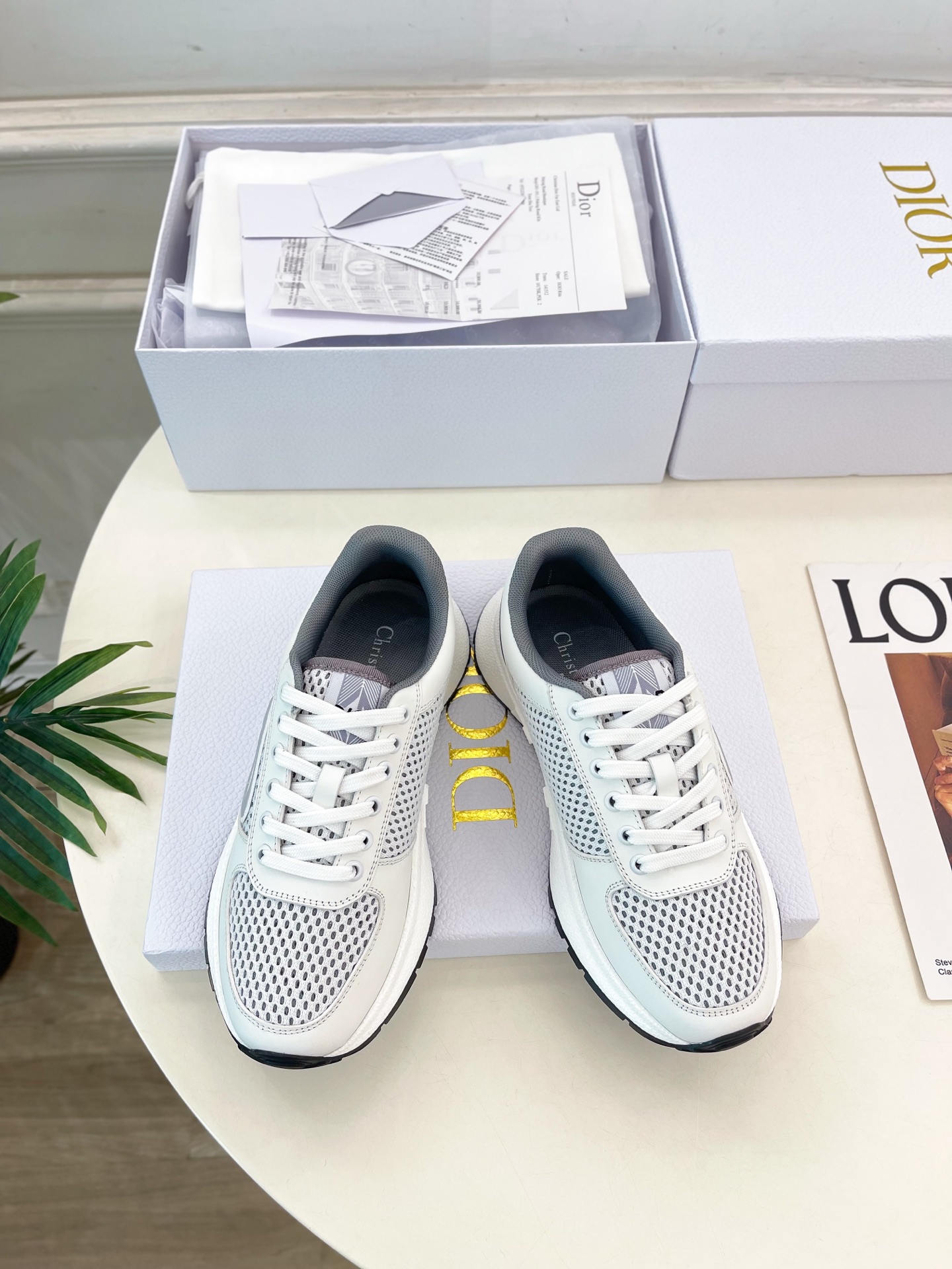 Dior | 迪奥 25𝐬𝐬 🧡💚2025秋冬新品 顶级版本⚠️专柜主打新款 CD网面情侣款运动鞋 硬货