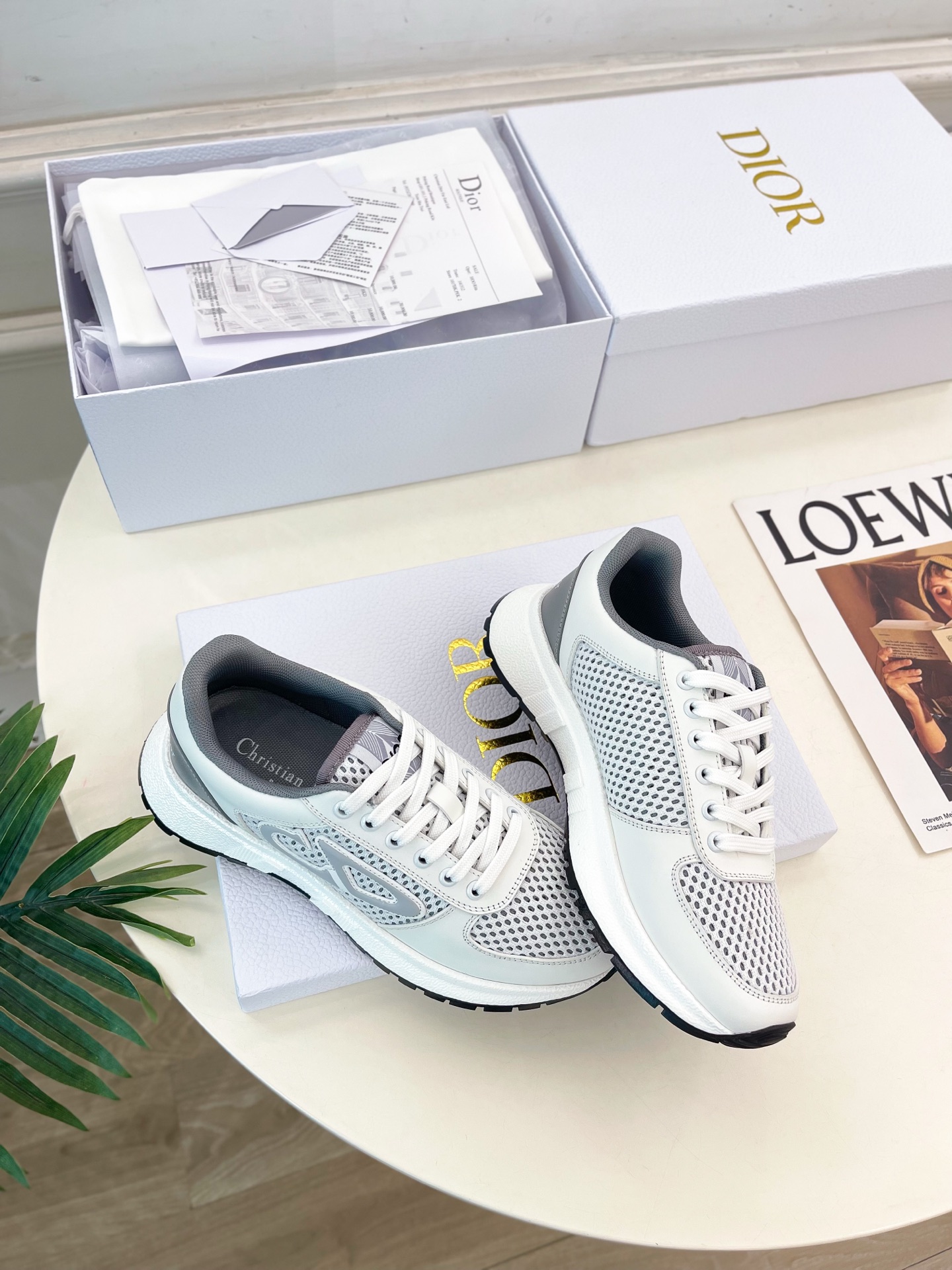 Dior | 迪奥 25𝐬𝐬 🧡💚2025秋冬新品 顶级版本⚠️专柜主打新款 CD网面情侣款运动鞋 硬货