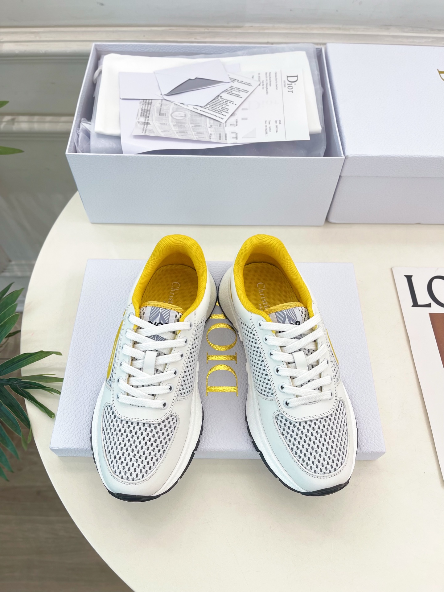 Dior | 迪奥 25𝐬𝐬 🧡💚2025秋冬新品 顶级版本⚠️专柜主打新款 CD网面情侣款运动鞋 硬货
