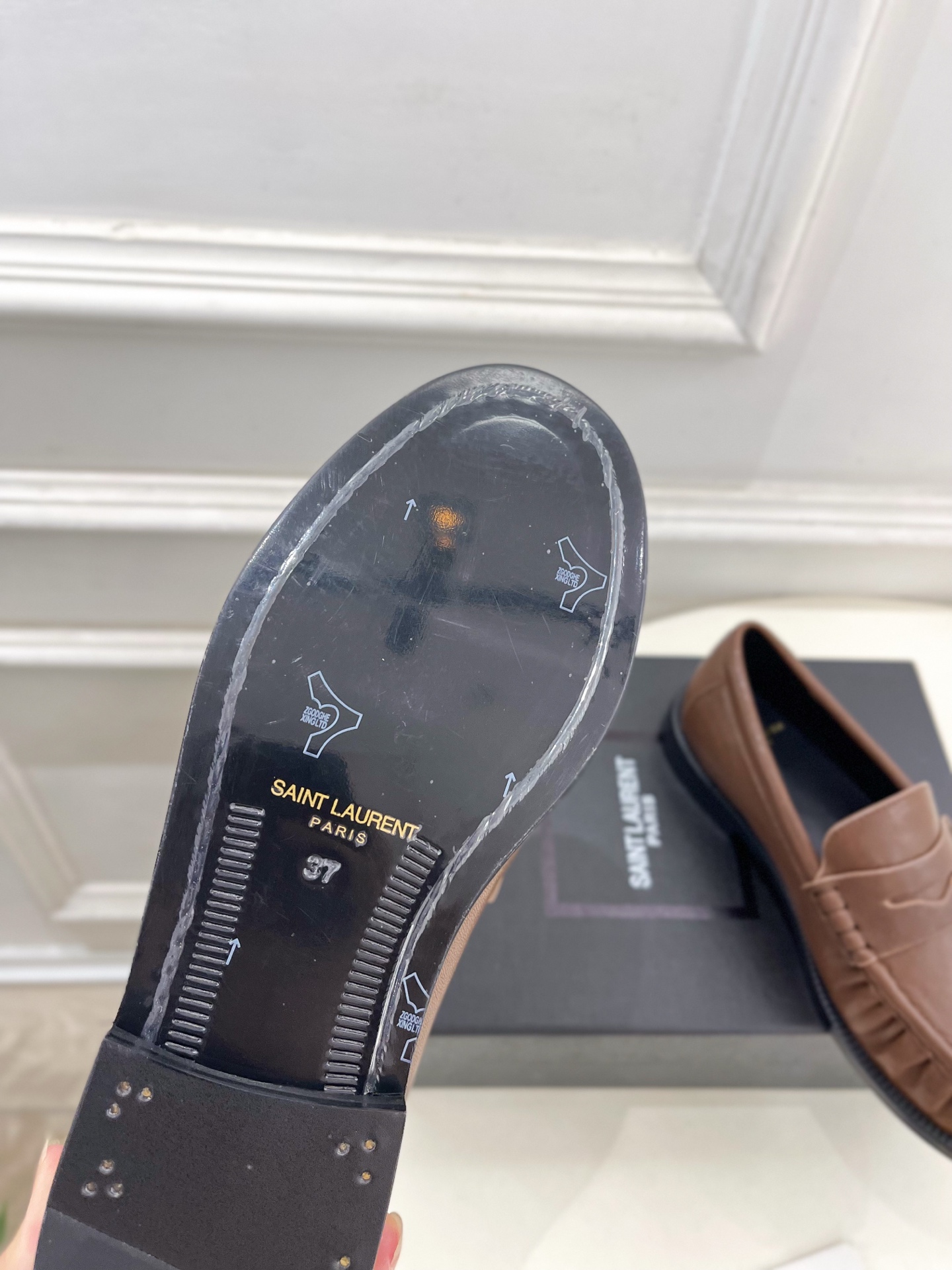 SAIN*LAURENT 圣罗兰 2025早春新品LE LOAFER褶皱乐福鞋 小皮鞋上新☑️—————