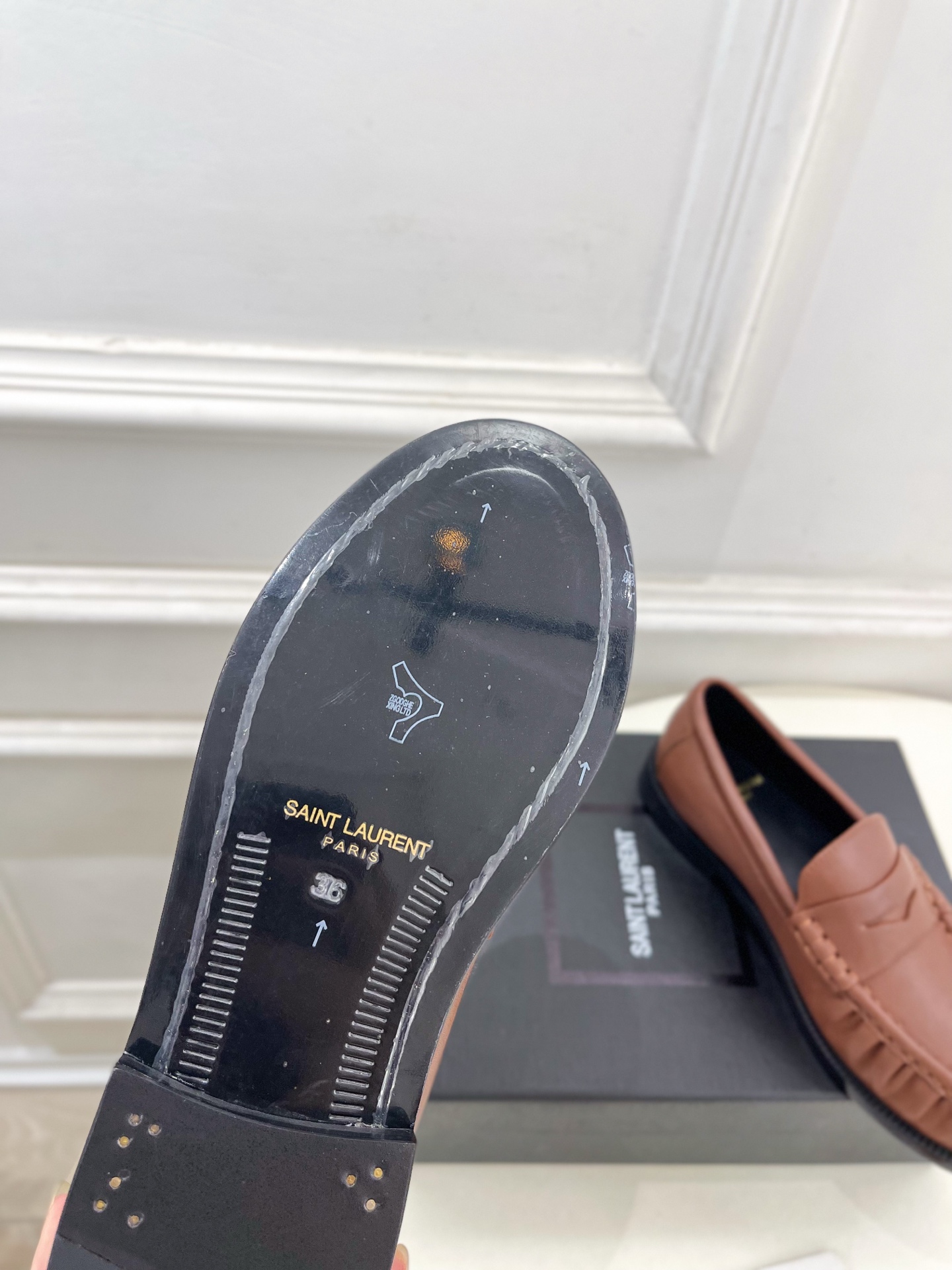 SAIN*LAURENT 圣罗兰 2025早春新品LE LOAFER褶皱乐福鞋 小皮鞋上新☑️—————