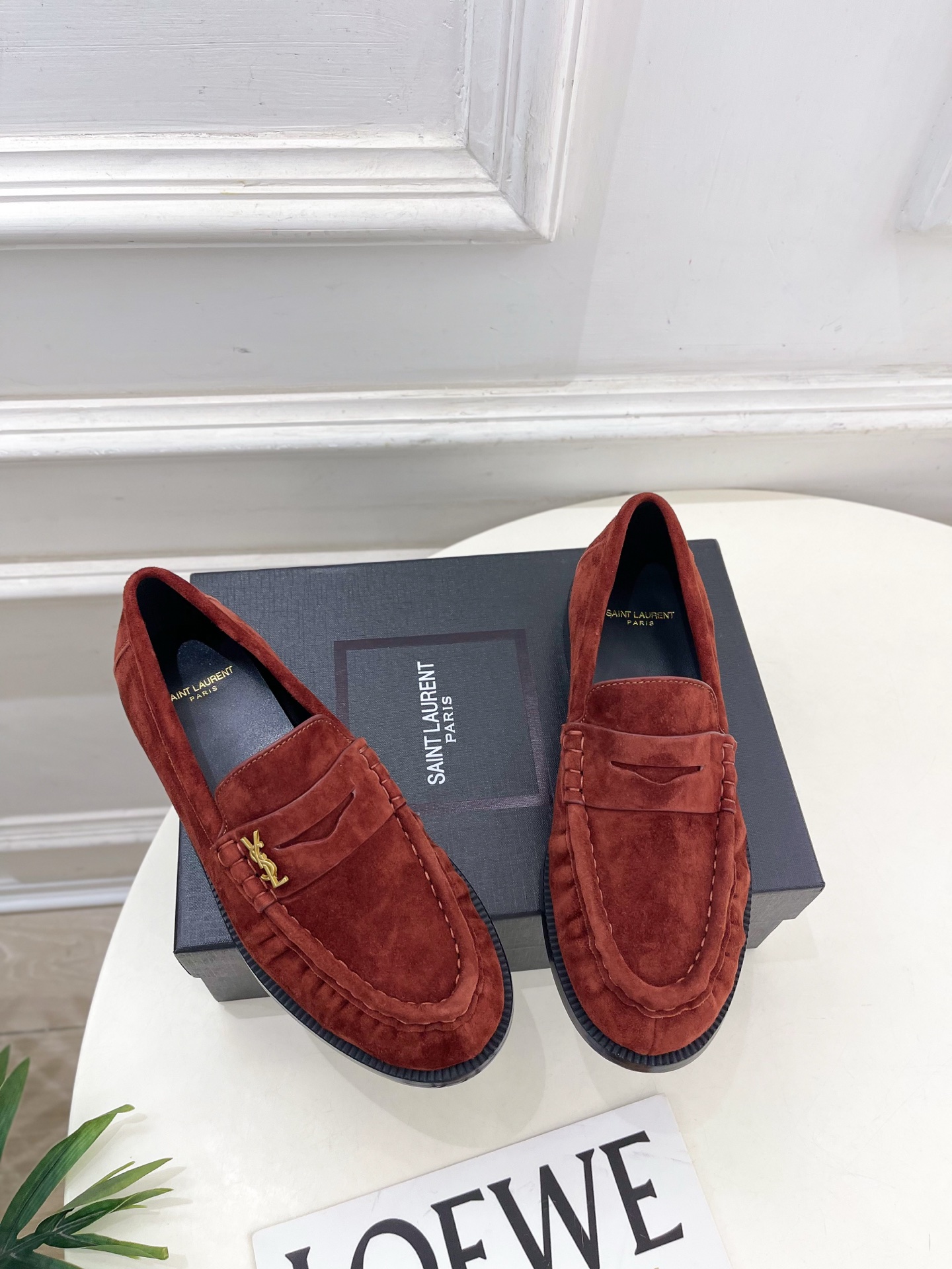 SAIN*LAURENT 圣罗兰 2025早春新品LE LOAFER褶皱乐福鞋 小皮鞋上新☑️—————