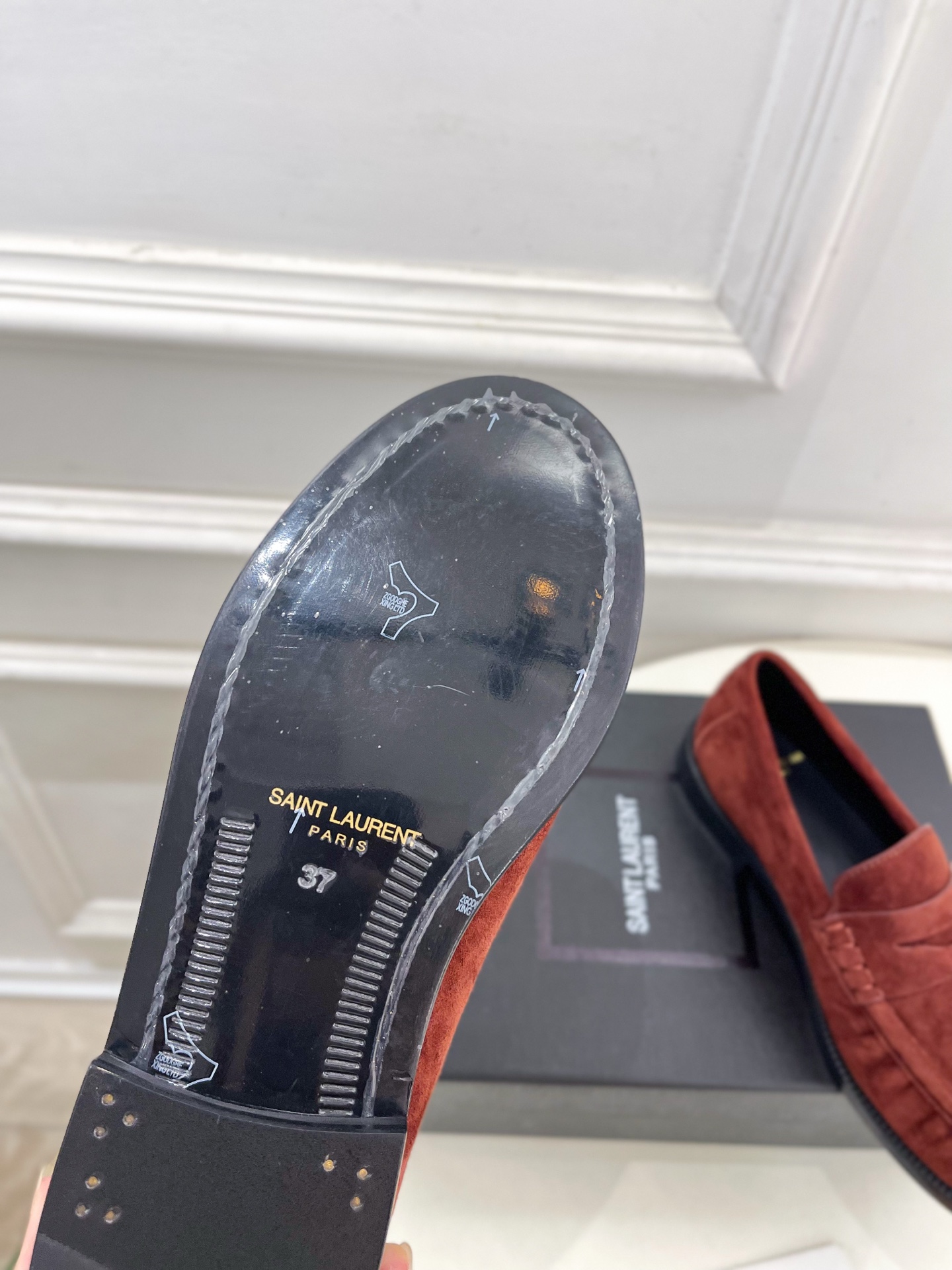 SAIN*LAURENT 圣罗兰 2025早春新品LE LOAFER褶皱乐福鞋 小皮鞋上新☑️—————
