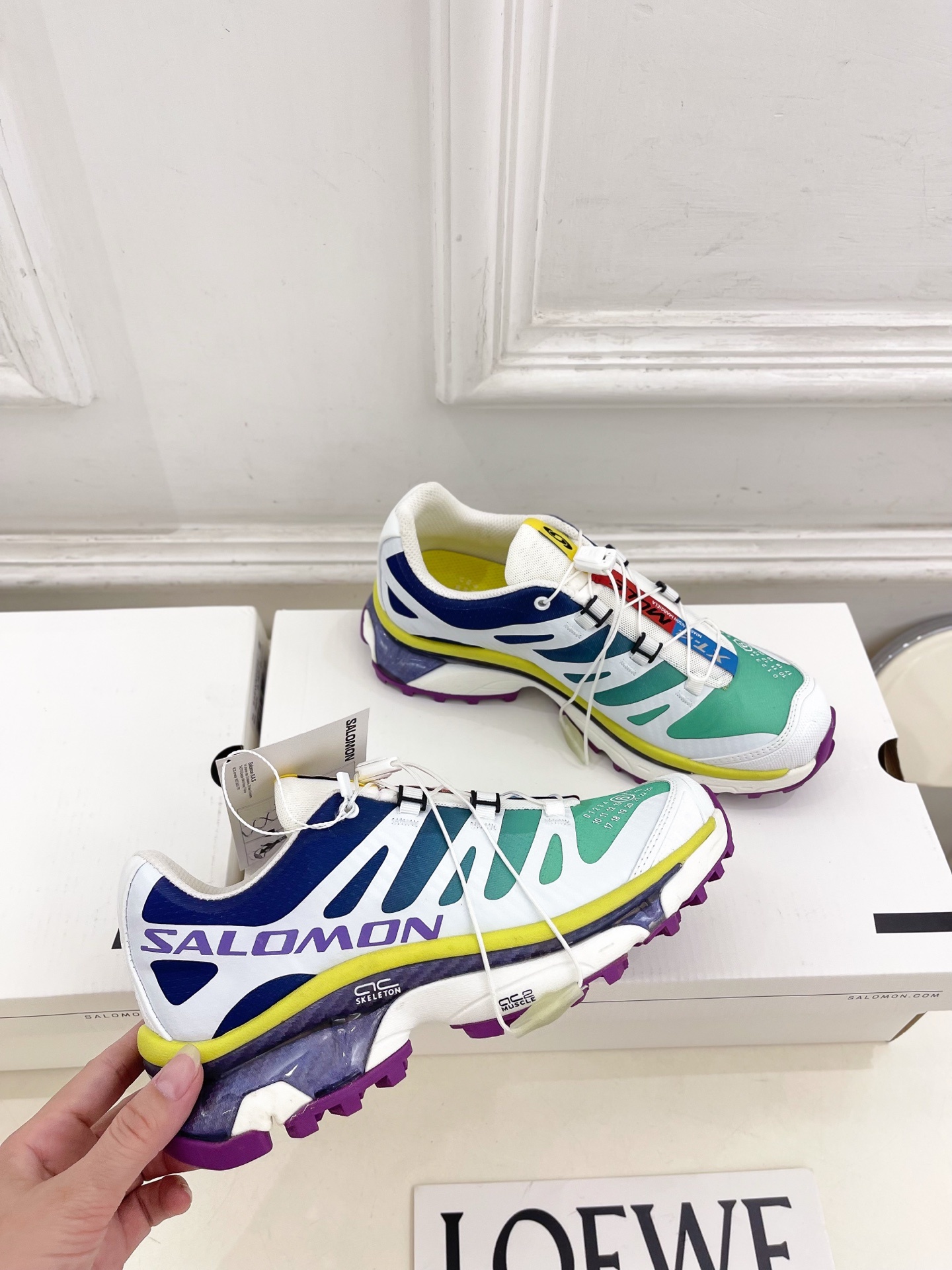 SALOMON x MM6 XT-4 mule情侣款机能休闲运动鞋自从入手它 我鞋柜里其他鞋都失宠了。这