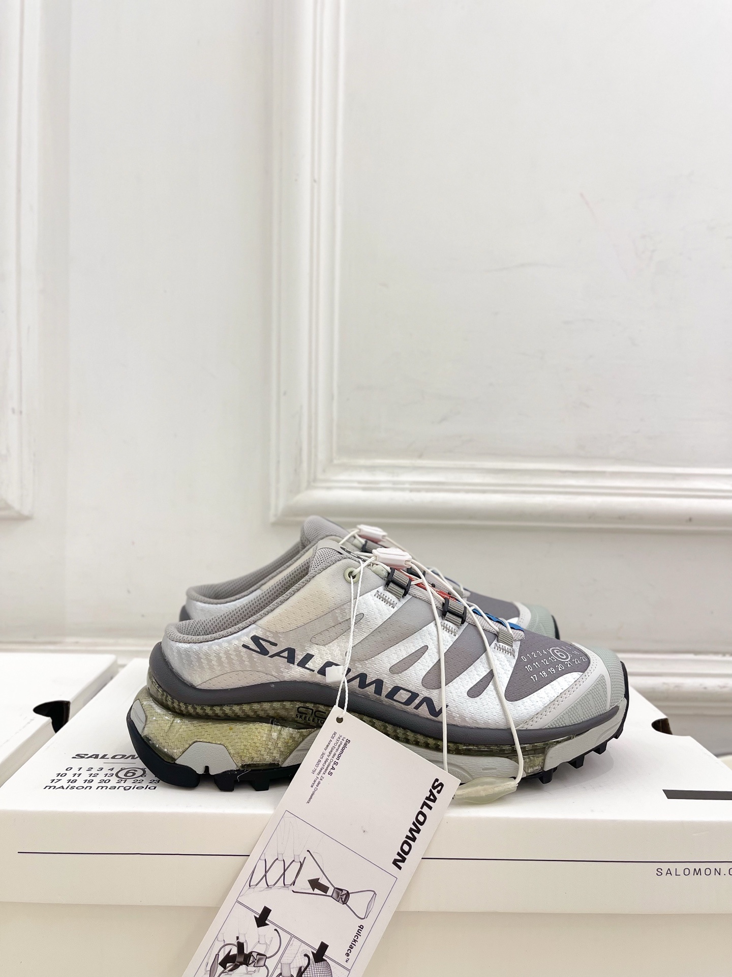 SALOMON x MM6 XT-4 mule情侣款机能休闲运动鞋自从入手它 我鞋柜里其他鞋都失宠了。这