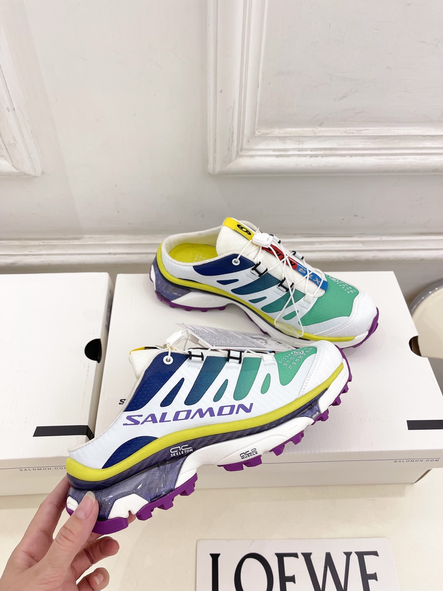 SALOMON x MM6 XT-4 mule情侣款机能休闲运动鞋自从入手它 我鞋柜里其他鞋都失宠了。这