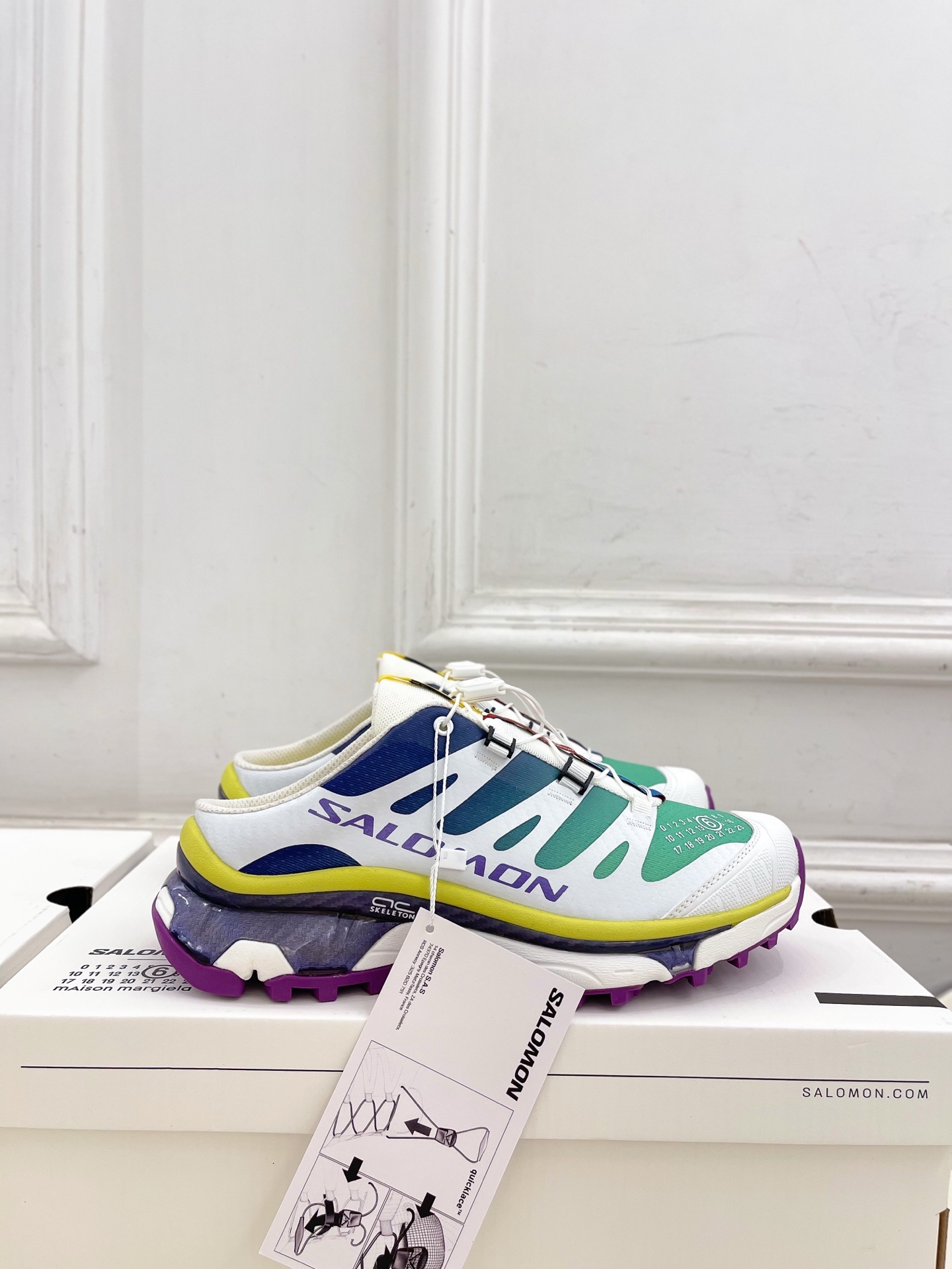 SALOMON x MM6 XT-4 mule情侣款机能休闲运动鞋自从入手它 我鞋柜里其他鞋都失宠了。这