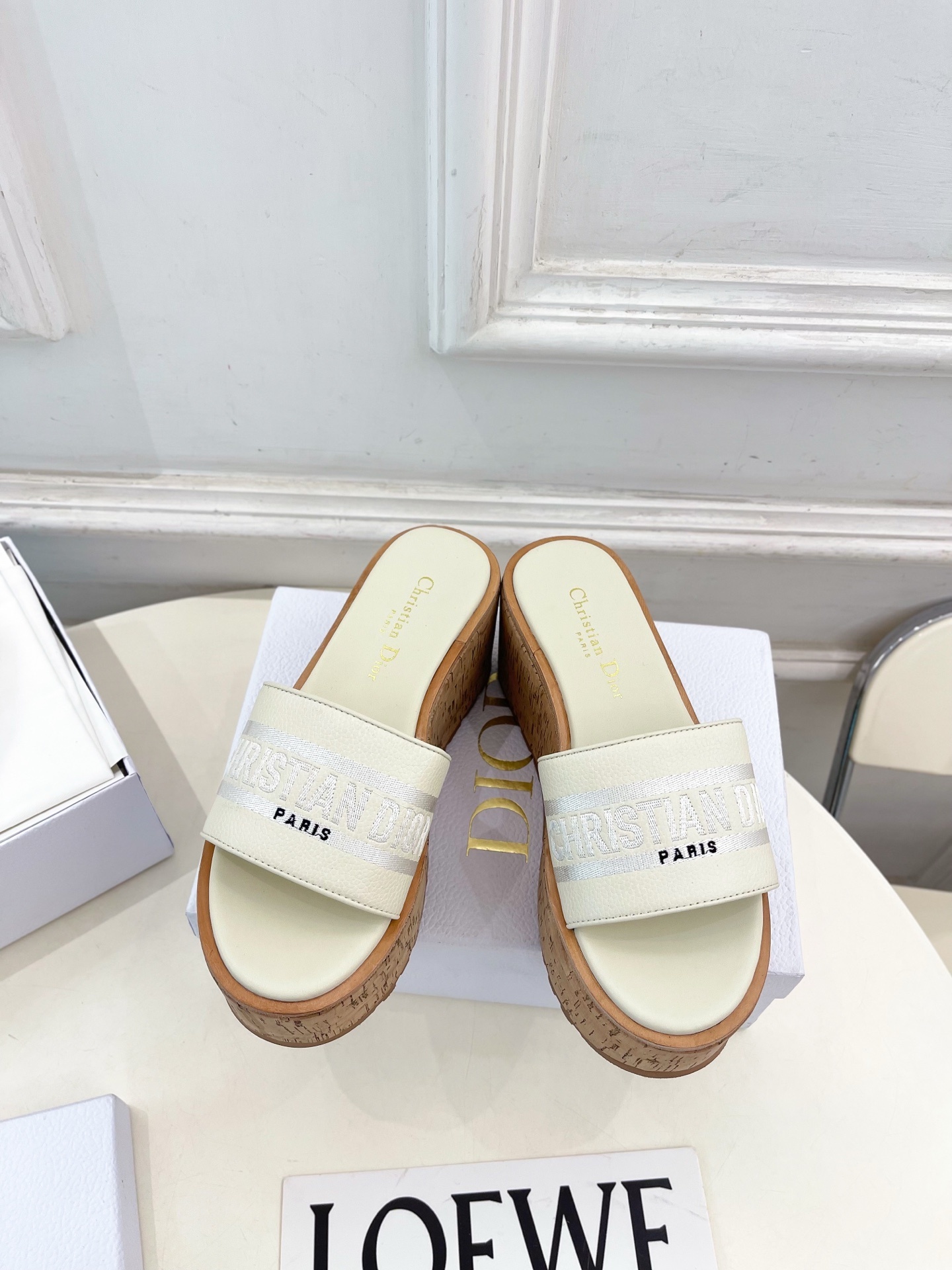 Dior | 迪奥 25 𝐬𝐬 🧡💚2025春夏新品 顶级版本⚠️专柜主打新款 Dway 坡跟厚底凉拖