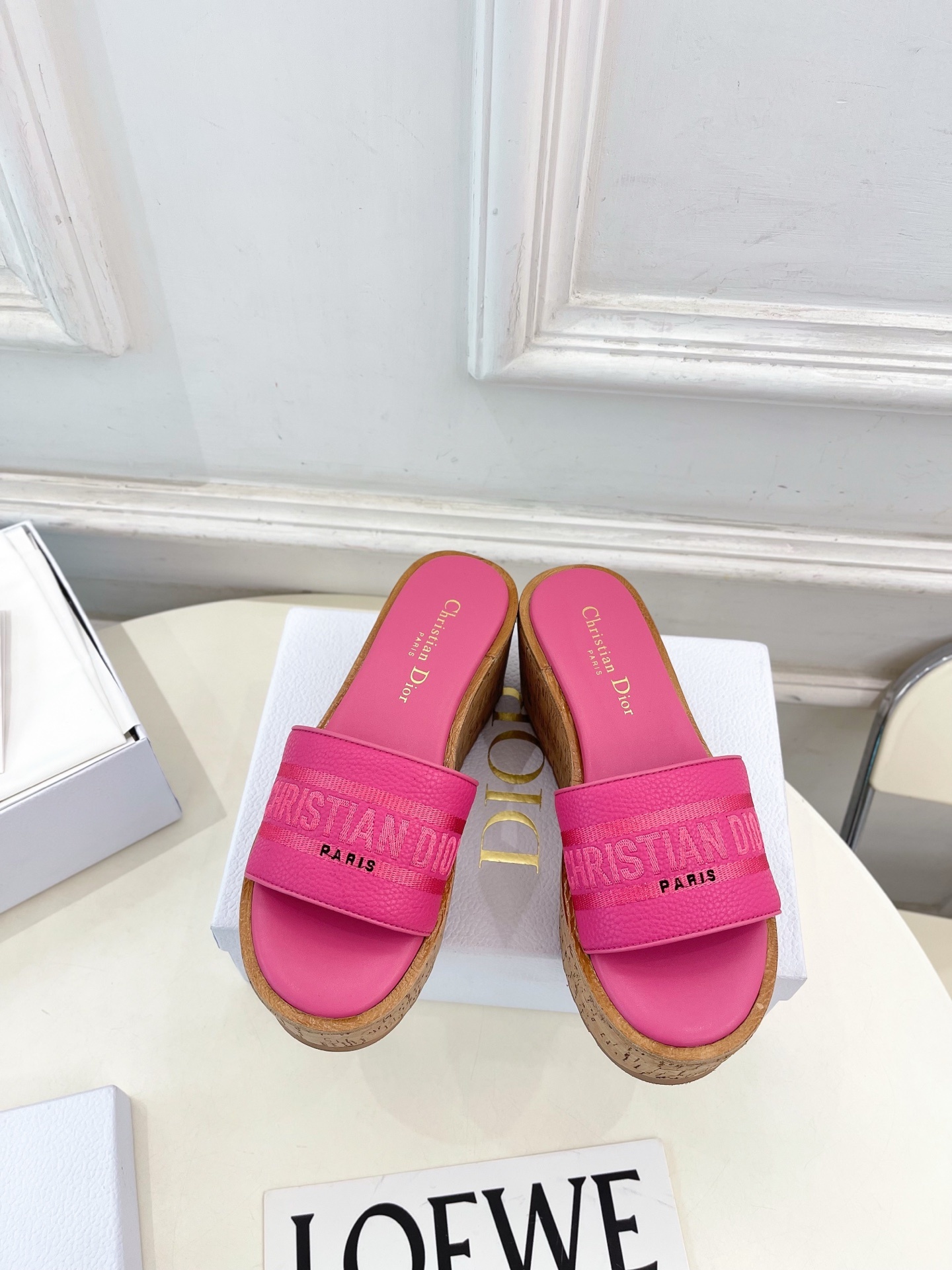 Dior | 迪奥 25 𝐬𝐬 🧡💚2025春夏新品 顶级版本⚠️专柜主打新款 Dway 坡跟厚底凉拖