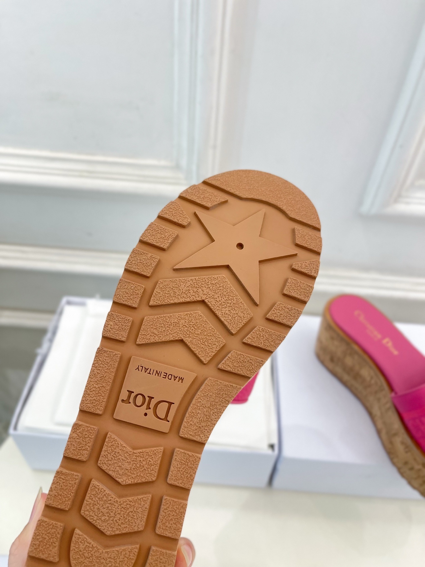 Dior | 迪奥 25 𝐬𝐬 🧡💚2025春夏新品 顶级版本⚠️专柜主打新款 Dway 坡跟厚底凉拖