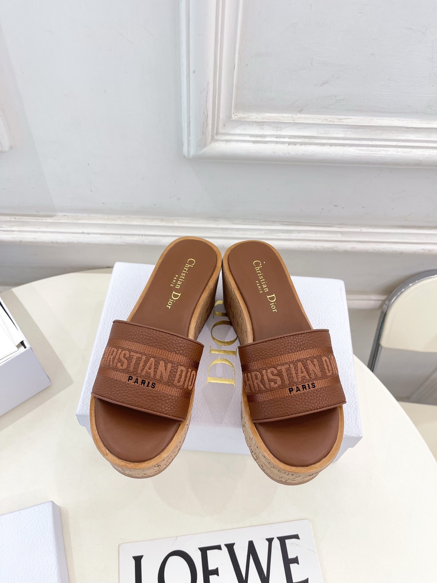 Dior | 迪奥 25 𝐬𝐬 🧡💚2025春夏新品 顶级版本⚠️专柜主打新款 Dway 坡跟厚底凉拖