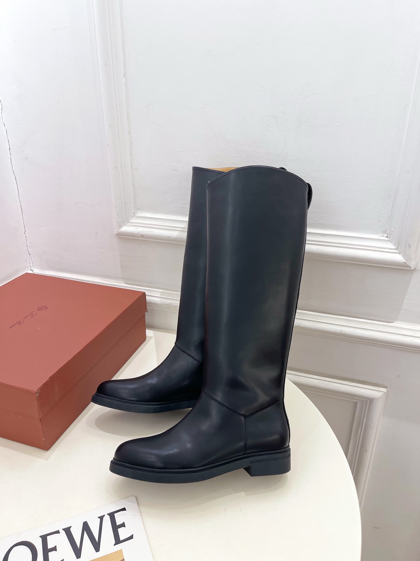 Loro Piana 乐悠翩雅 代购级别⚠️2025秋冬新品 复古简约骑士靴长靴—————————LP是