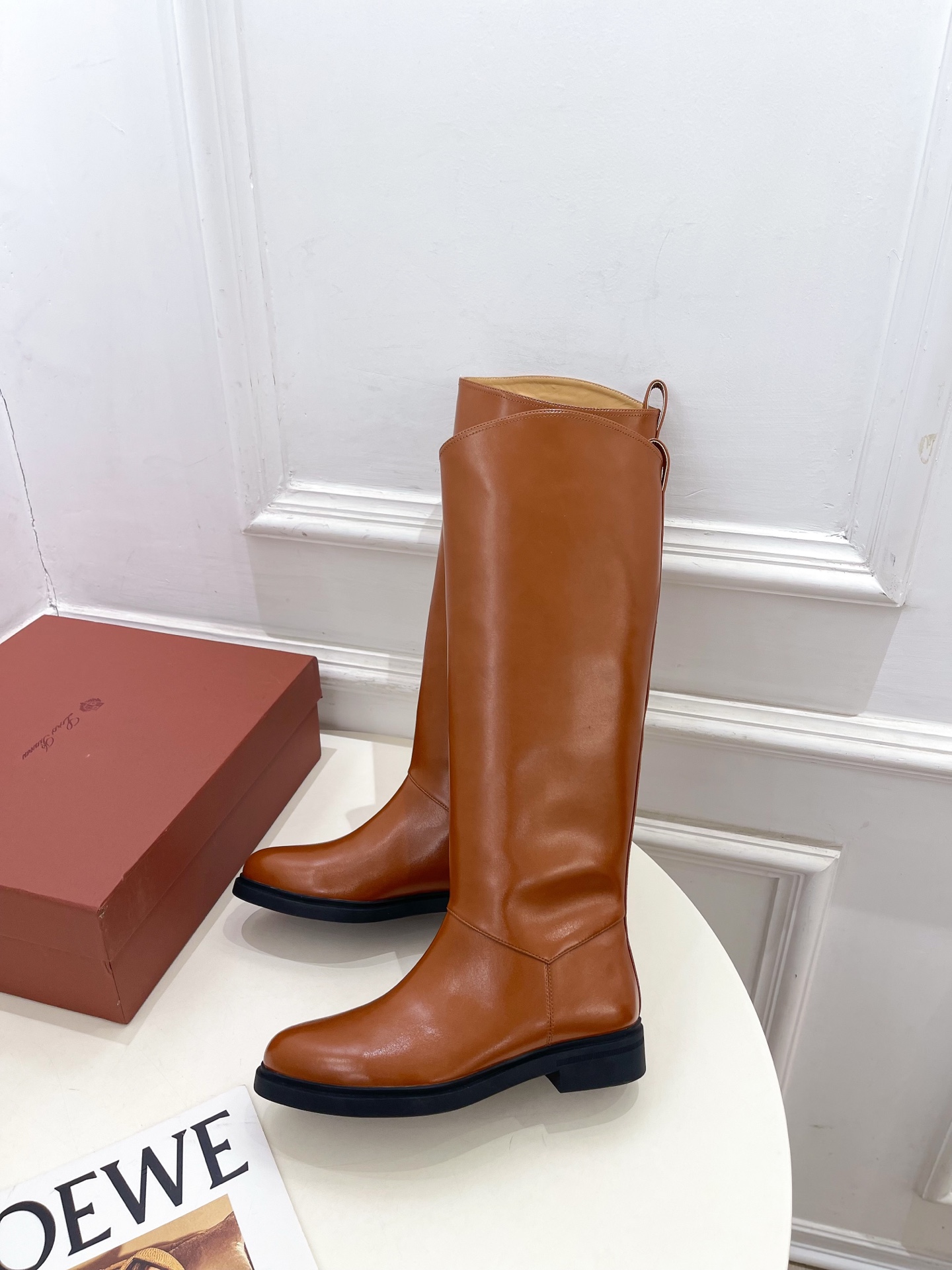 Loro Piana 乐悠翩雅 代购级别⚠️2025秋冬新品 复古简约骑士靴长靴—————————LP是