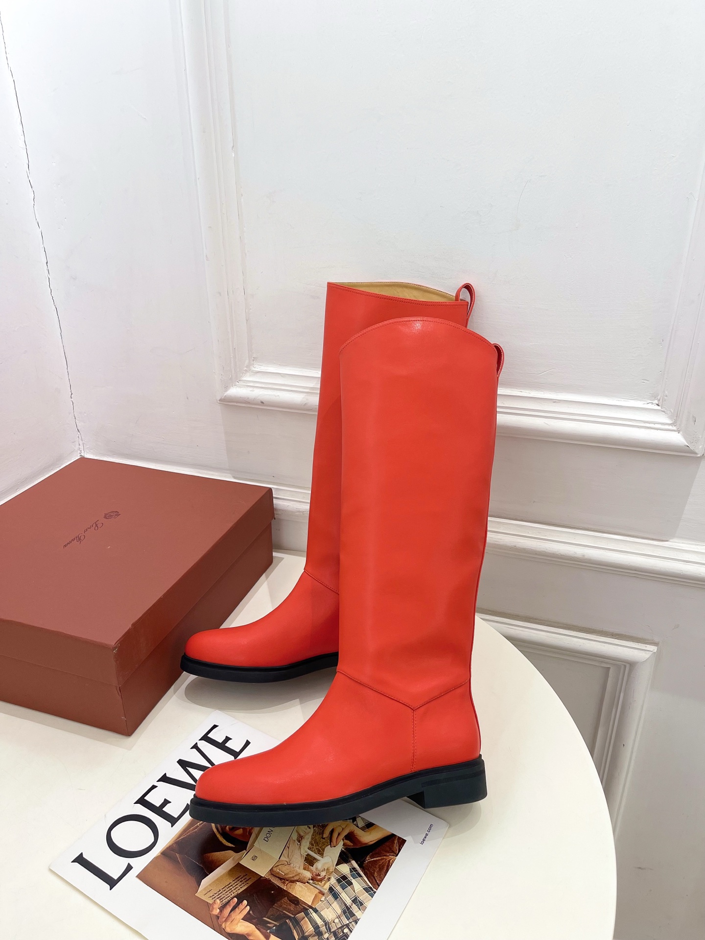 Loro Piana 乐悠翩雅 代购级别⚠️2025秋冬新品 复古简约骑士靴长靴—————————LP是