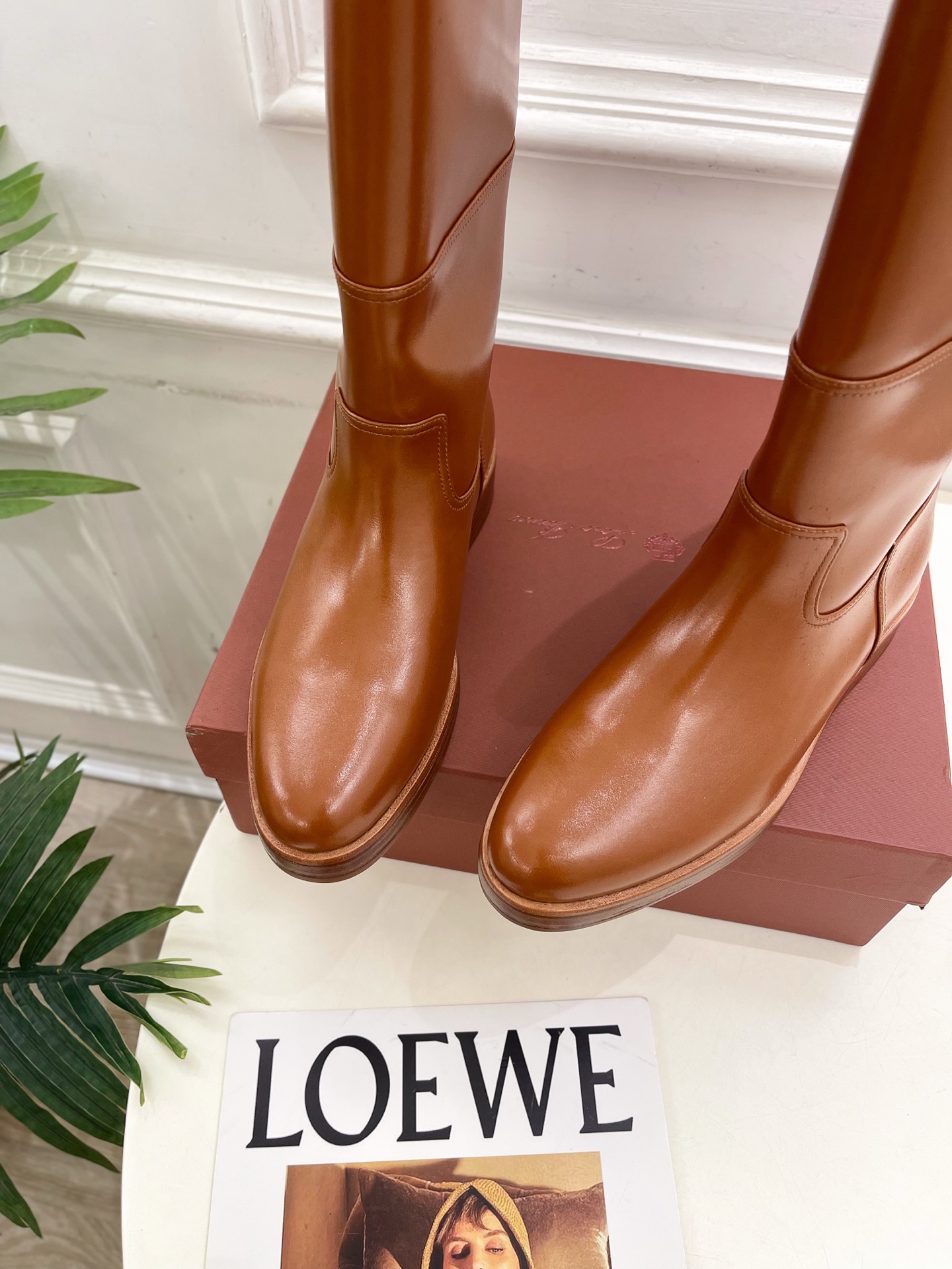 Loro Piana 乐悠翩雅 代购级别⚠️2025秋冬新品 复古简约扣带中筒靴—————————LP是
