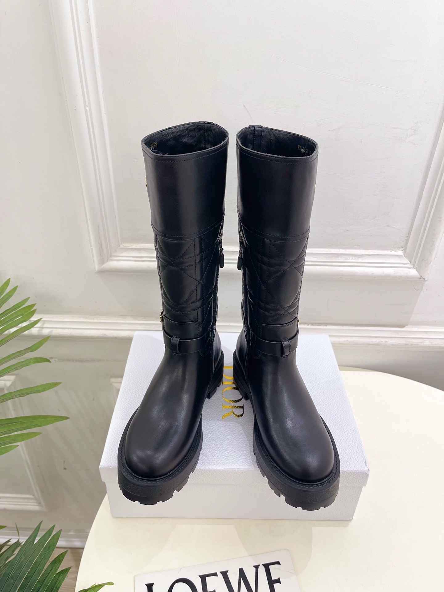 Dior | 迪奥 25𝐬𝐬🧡💚2025秋冬新品 顶级版本⚠️专柜主打新款D-Town科技面藤格纹长筒靴
