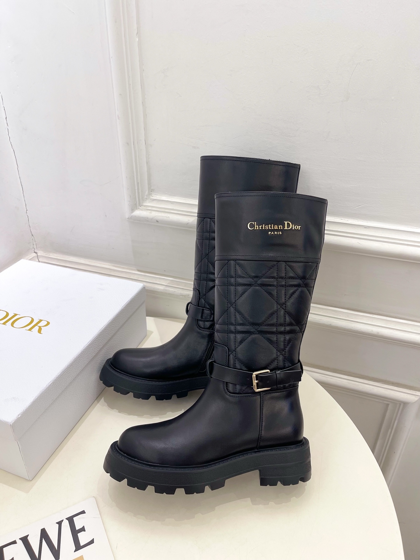 Dior | 迪奥 25𝐬𝐬🧡💚2025秋冬新品 顶级版本⚠️专柜主打新款D-Town科技面藤格纹长筒靴