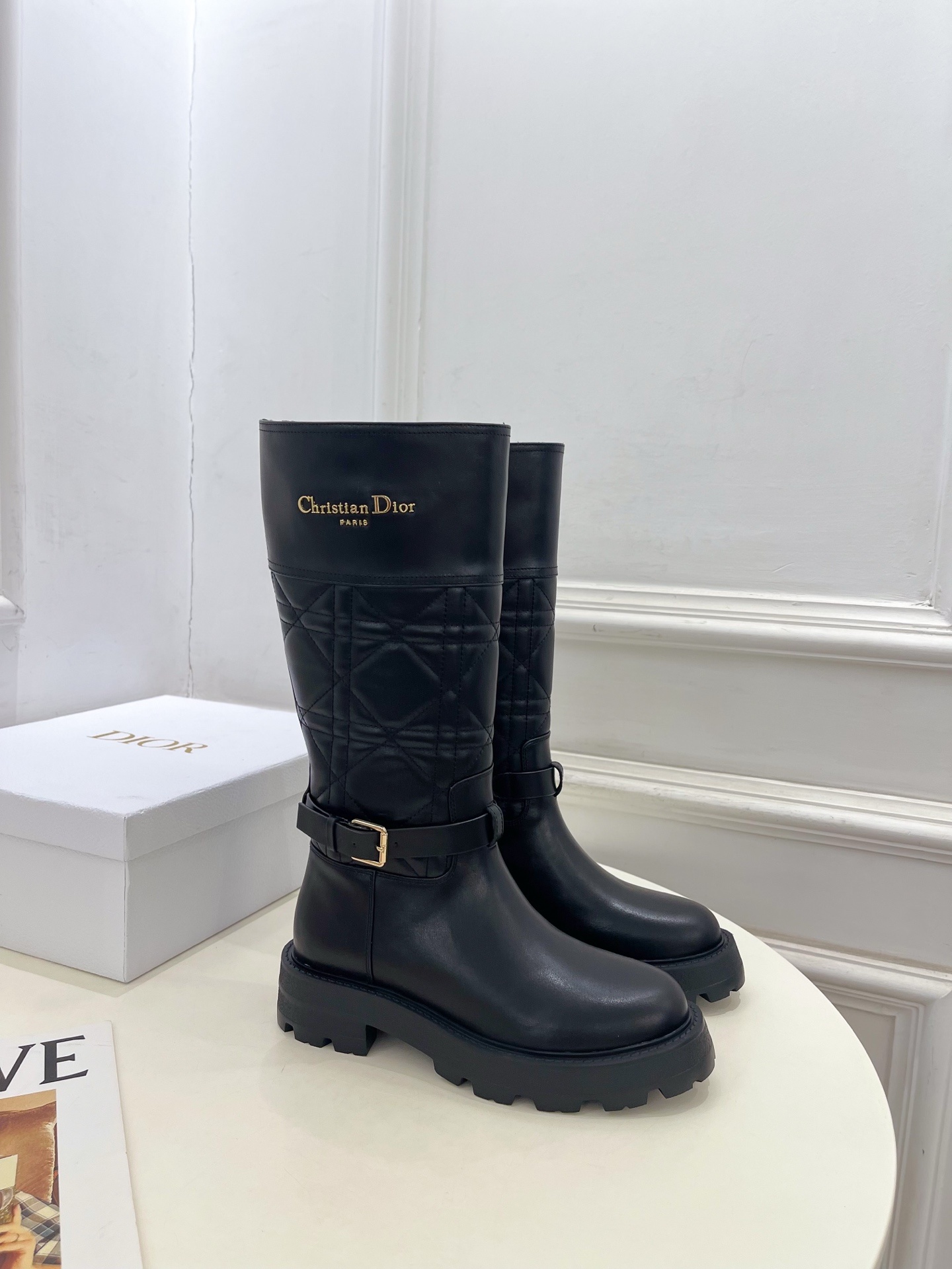 Dior | 迪奥 25𝐬𝐬🧡💚2025秋冬新品 顶级版本⚠️专柜主打新款D-Town科技面藤格纹长筒靴