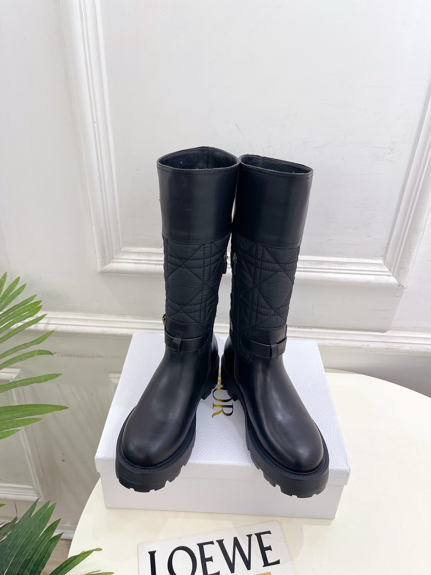 Dior | 迪奥 25𝐬𝐬🧡💚2025秋冬新品 顶级版本⚠️专柜主打新款D-Town科技面藤格纹长筒靴