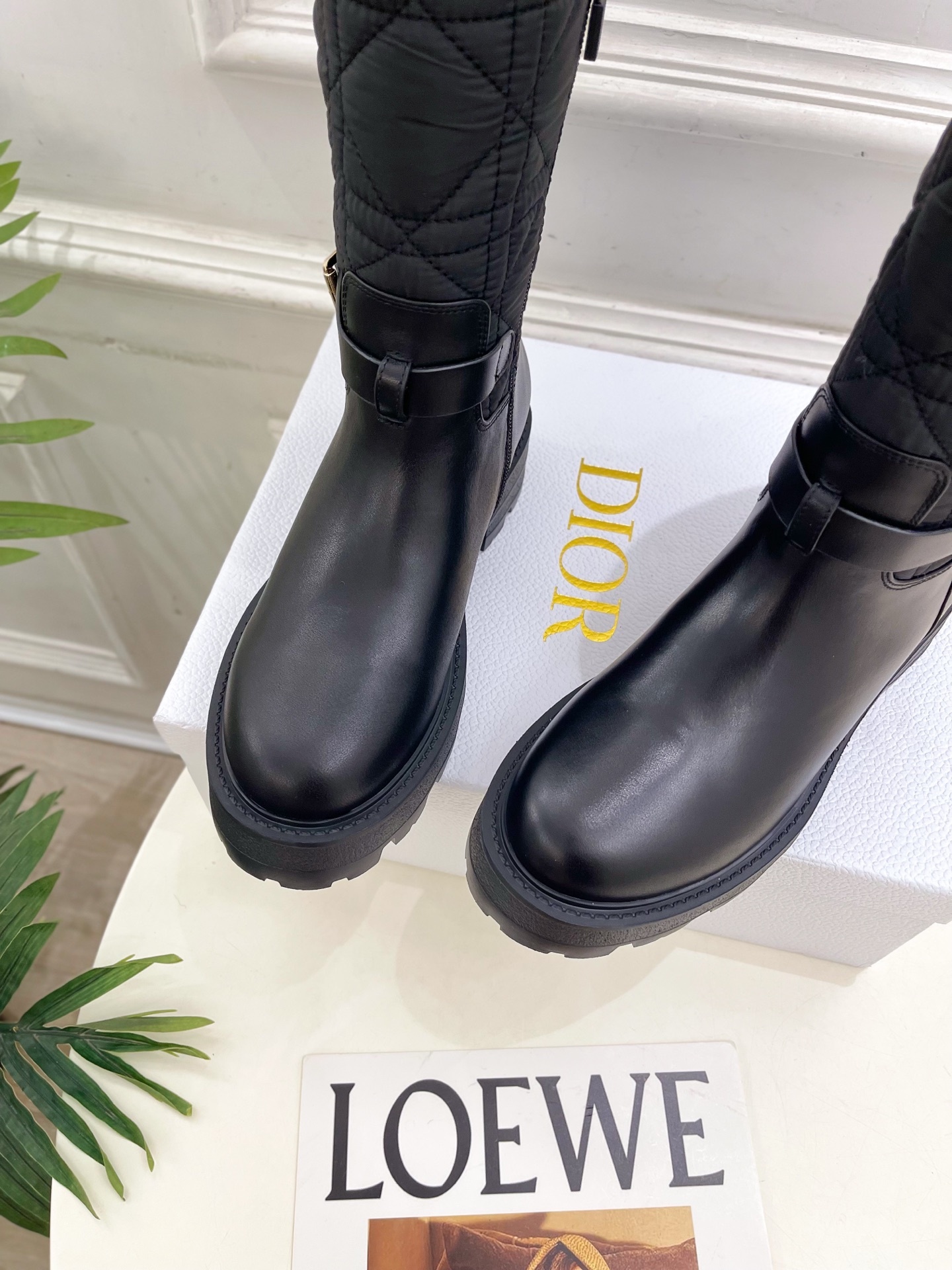 Dior | 迪奥 25𝐬𝐬🧡💚2025秋冬新品 顶级版本⚠️专柜主打新款D-Town科技面藤格纹长筒靴
