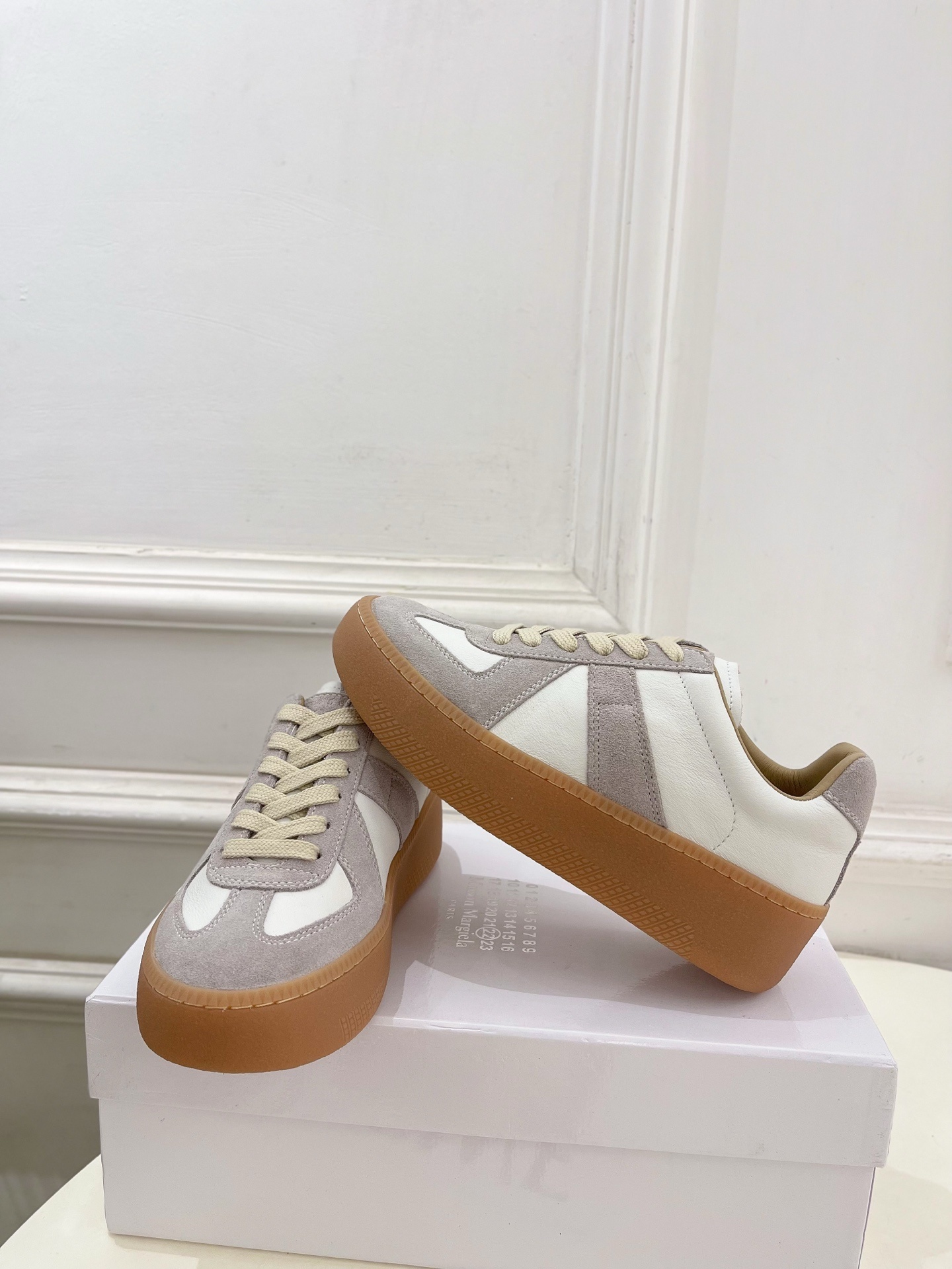 Maison Margiela· 马吉拉 2025ss 秋冬新品 厚底系带德训鞋休闲鞋—————————