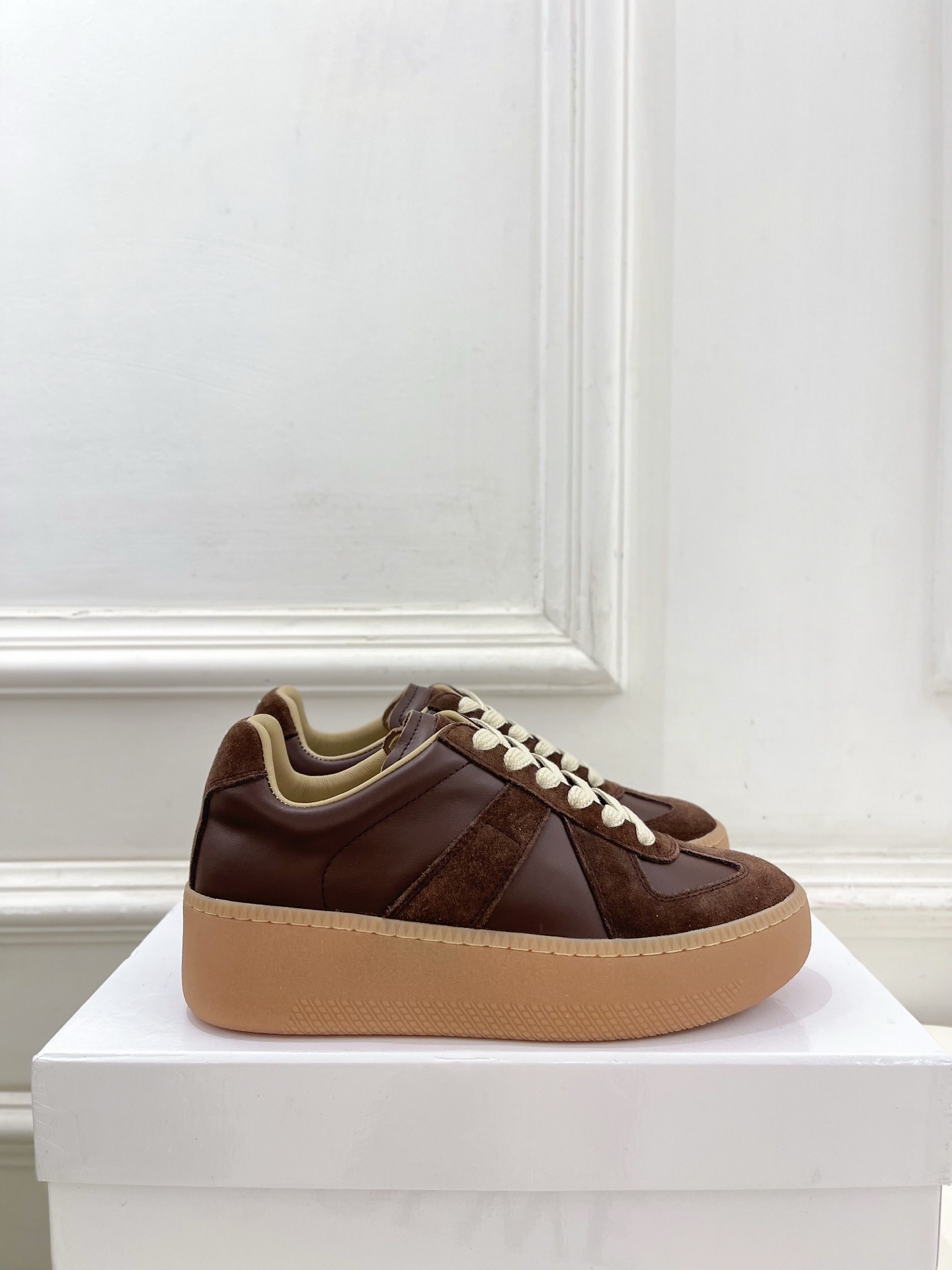 Maison Margiela· 马吉拉 2025ss 秋冬新品 厚底系带德训鞋休闲鞋—————————