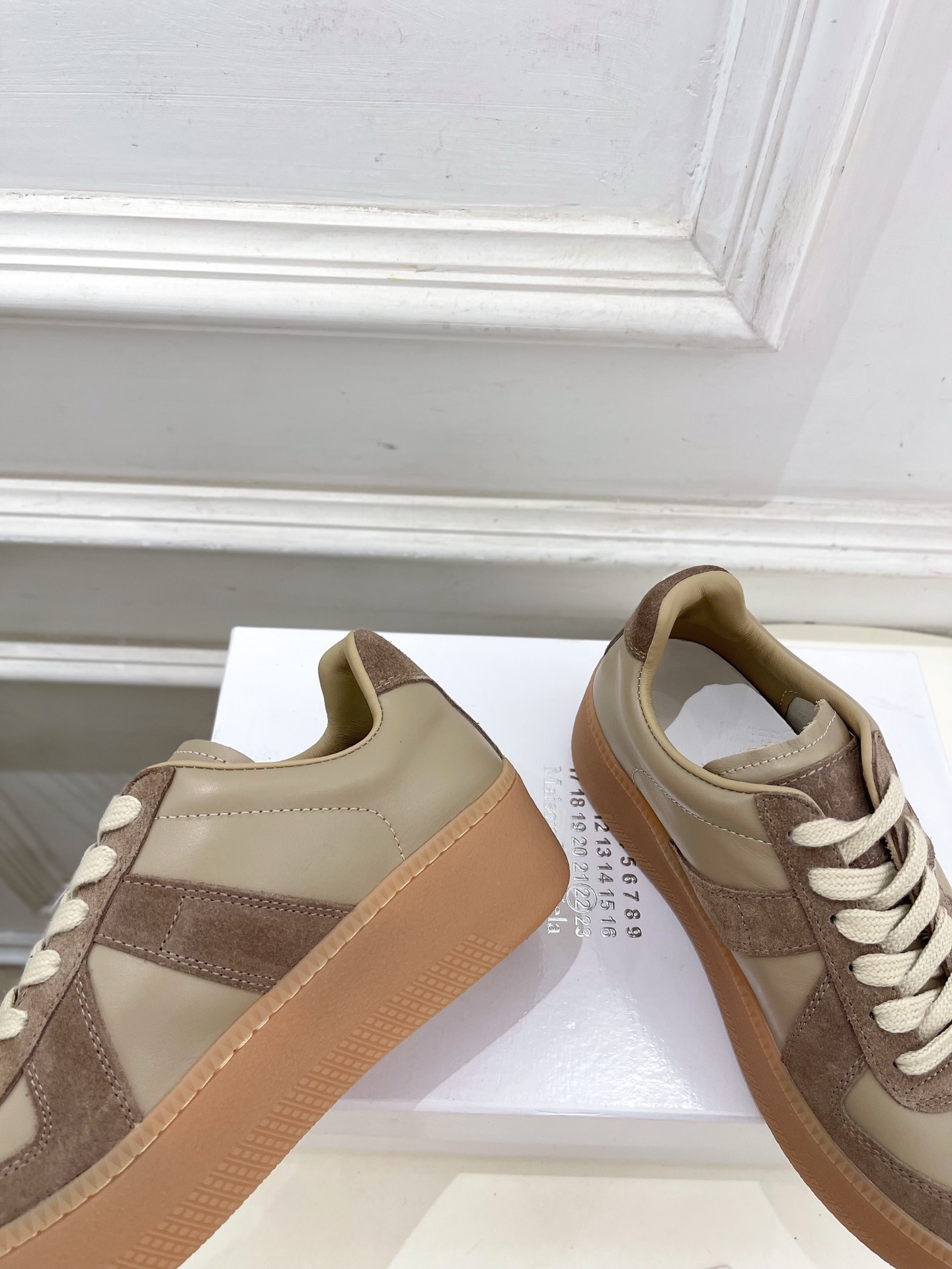 Maison Margiela· 马吉拉 2025ss 秋冬新品 厚底系带德训鞋休闲鞋—————————