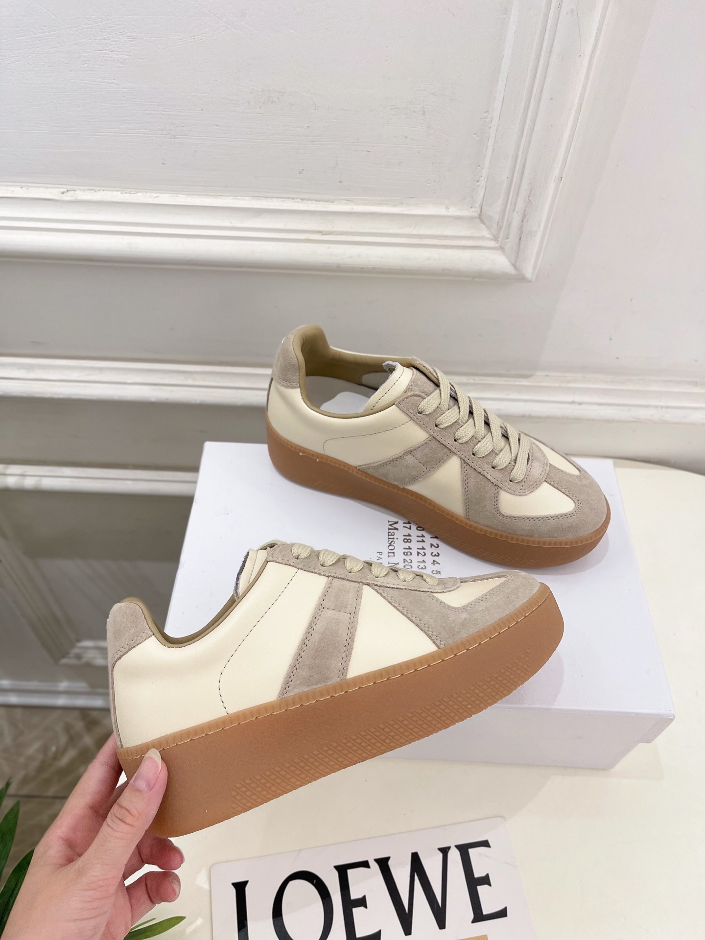 Maison Margiela· 马吉拉 2025ss 秋冬新品 厚底系带德训鞋休闲鞋—————————