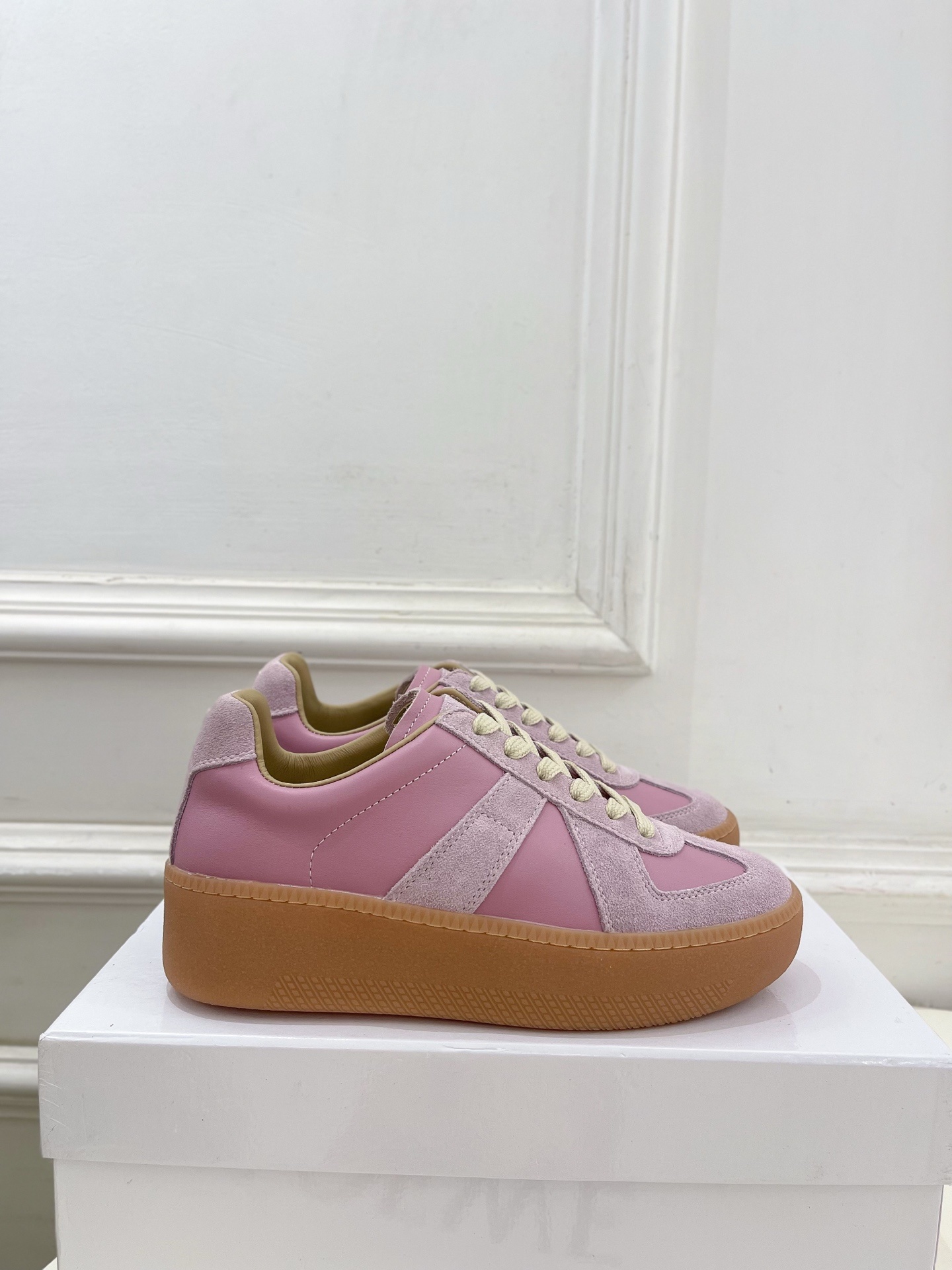 Maison Margiela· 马吉拉 2025ss 秋冬新品 厚底系带德训鞋休闲鞋—————————