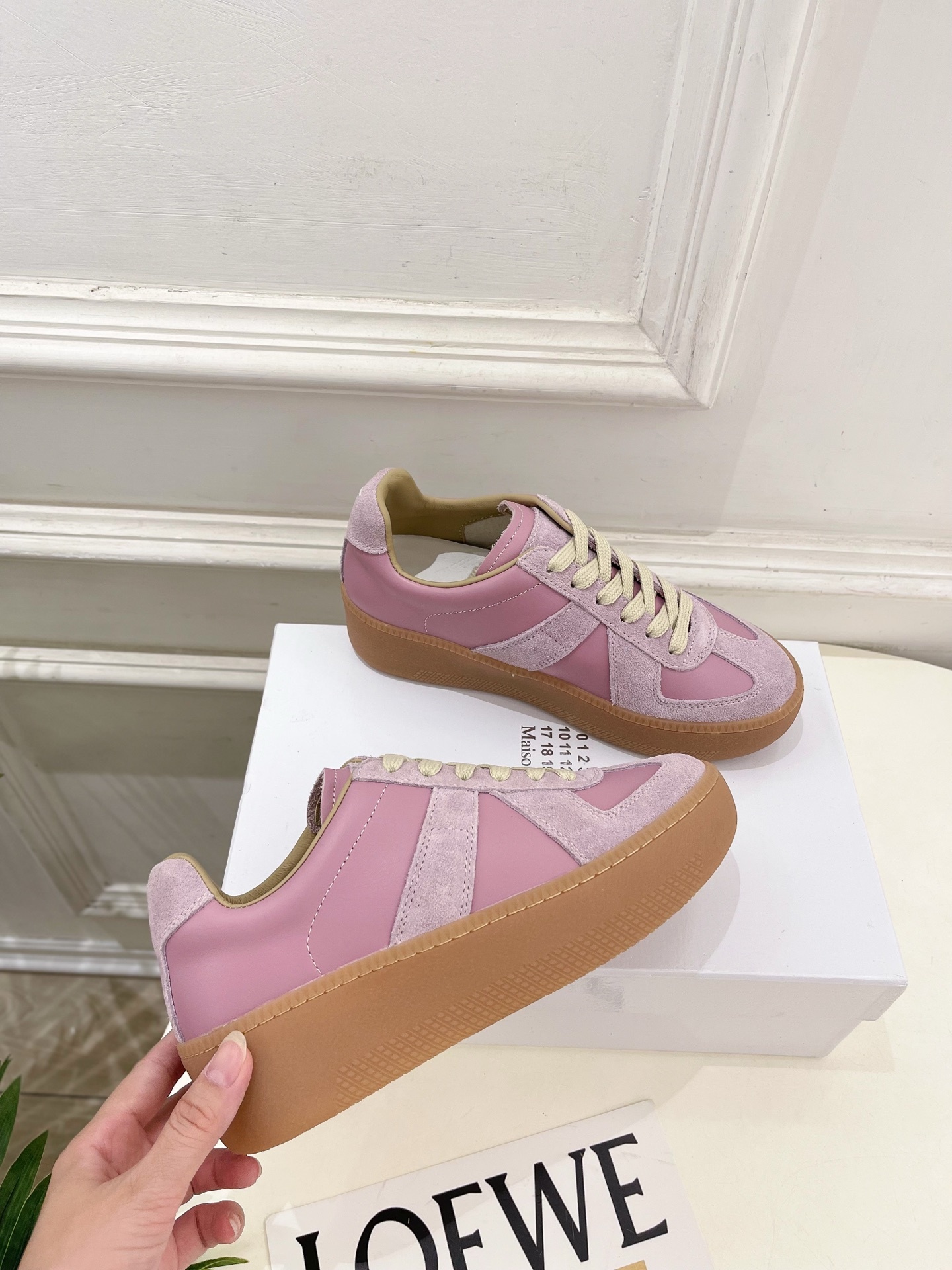 Maison Margiela· 马吉拉 2025ss 秋冬新品 厚底系带德训鞋休闲鞋—————————