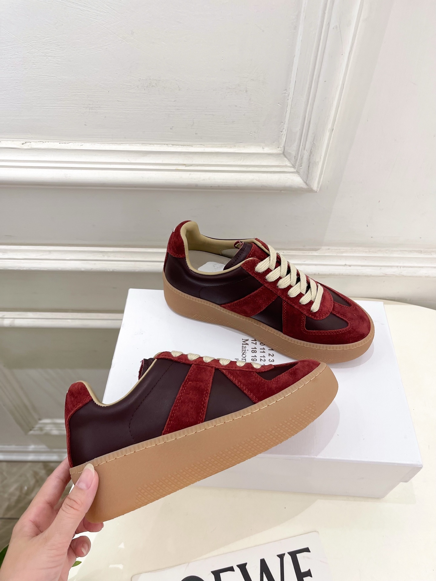 Maison Margiela· 马吉拉 2025ss 秋冬新品 厚底系带德训鞋休闲鞋—————————