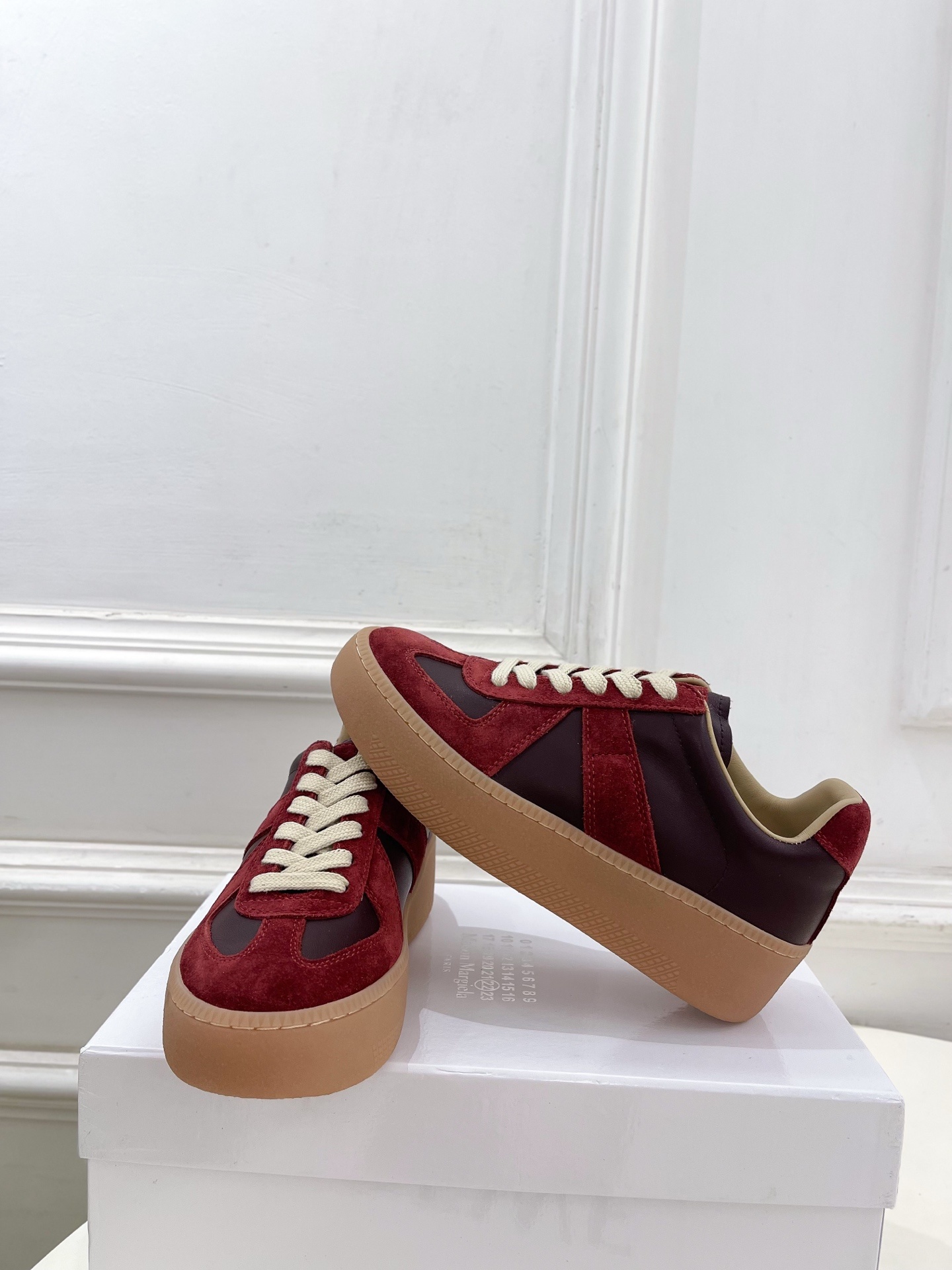 Maison Margiela· 马吉拉 2025ss 秋冬新品 厚底系带德训鞋休闲鞋—————————