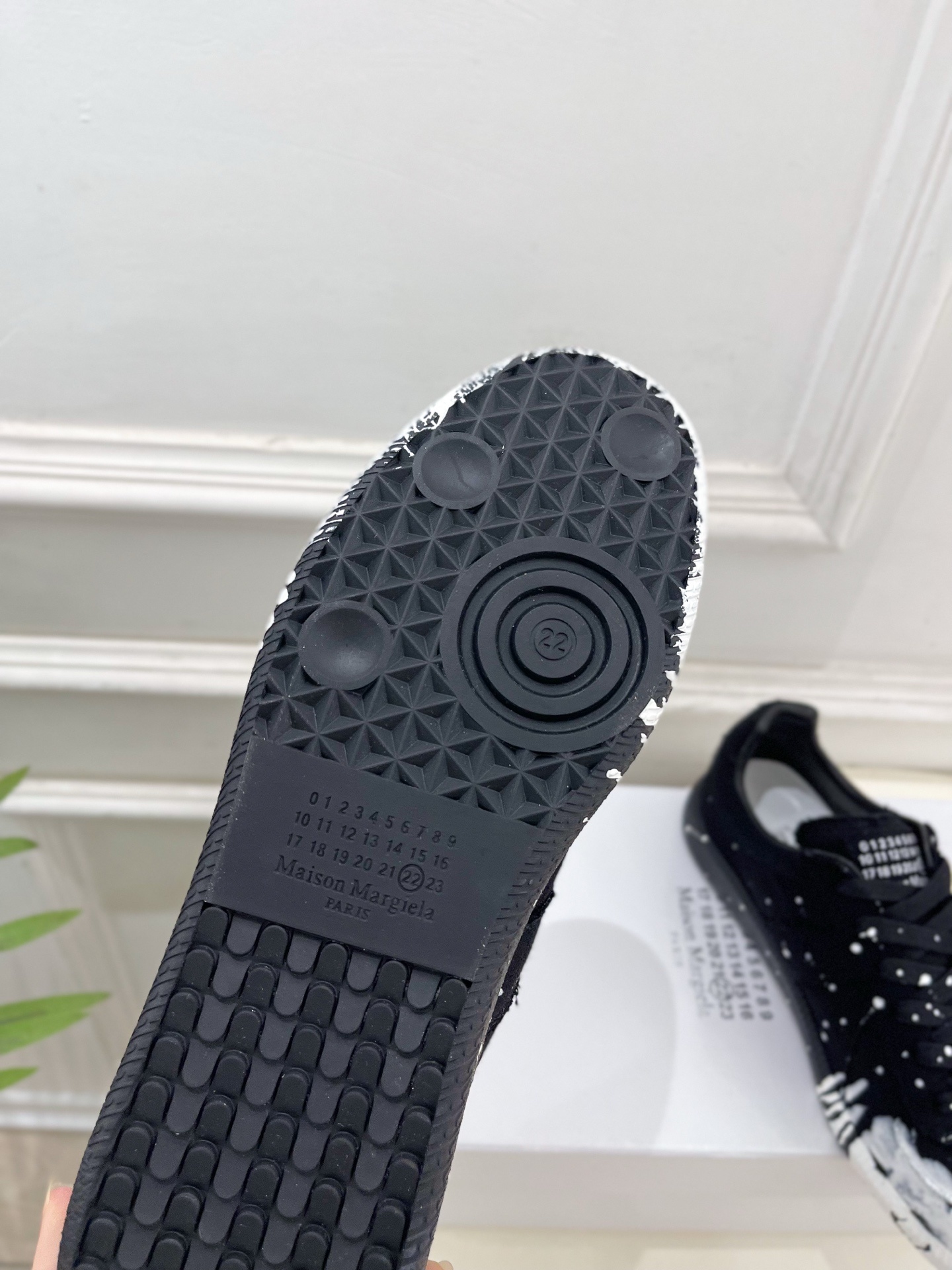 Maison Margiela· 马吉拉 2025ss 秋冬新品 涂鸦帆布德训鞋 休闲鞋————————