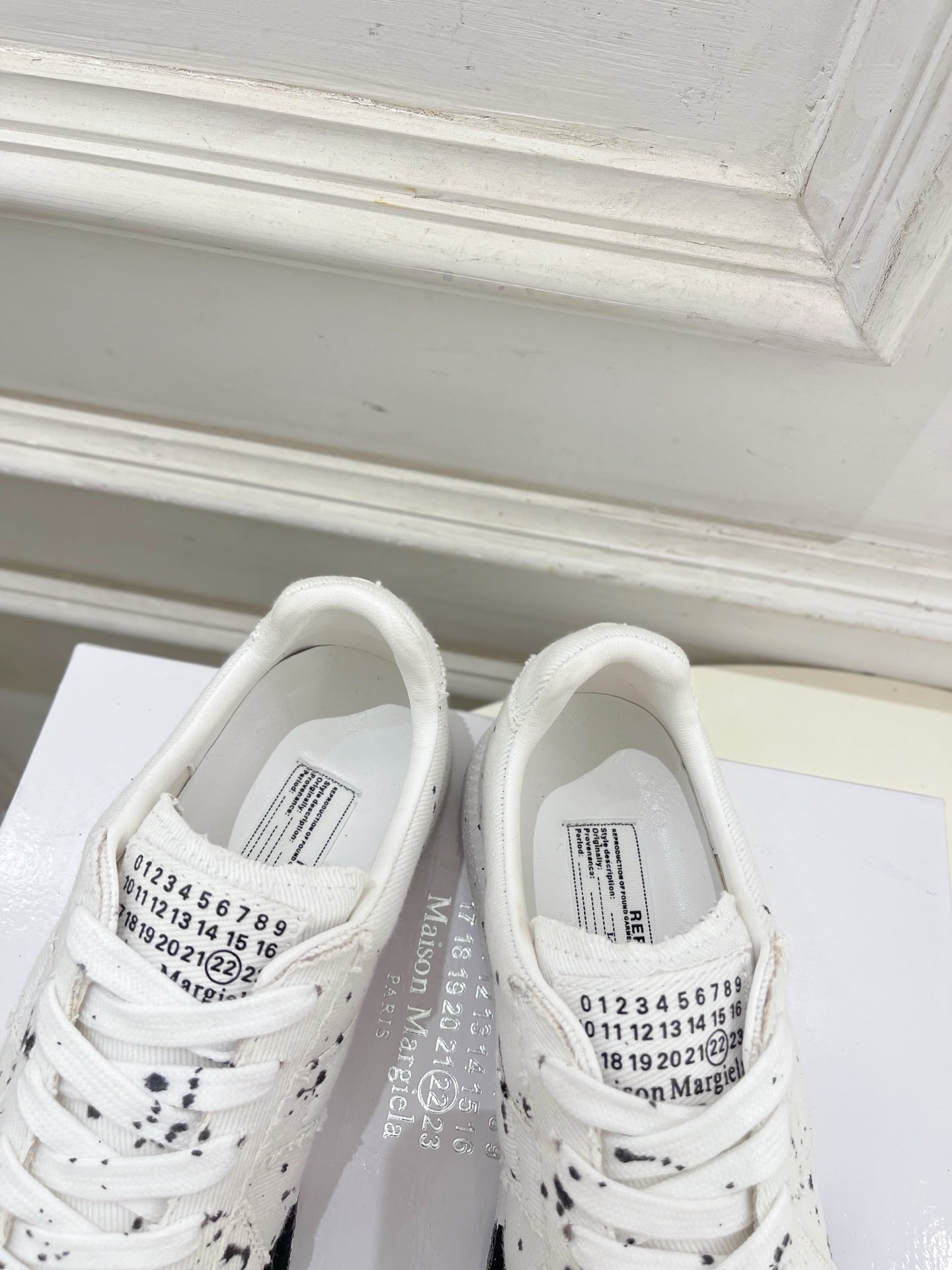 Maison Margiela· 马吉拉 2025ss 秋冬新品 涂鸦帆布德训鞋 休闲鞋————————
