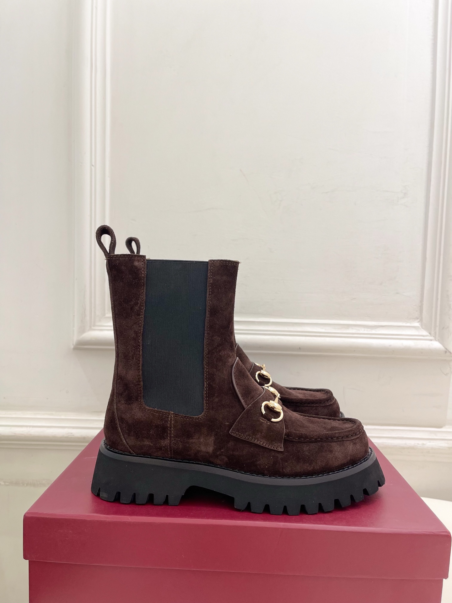Gucci | 古驰 25𝐬𝐬 ⭐️2025 G家秋冬新品 走秀款 经典马衔扣切尔西短靴 主打系列终于面