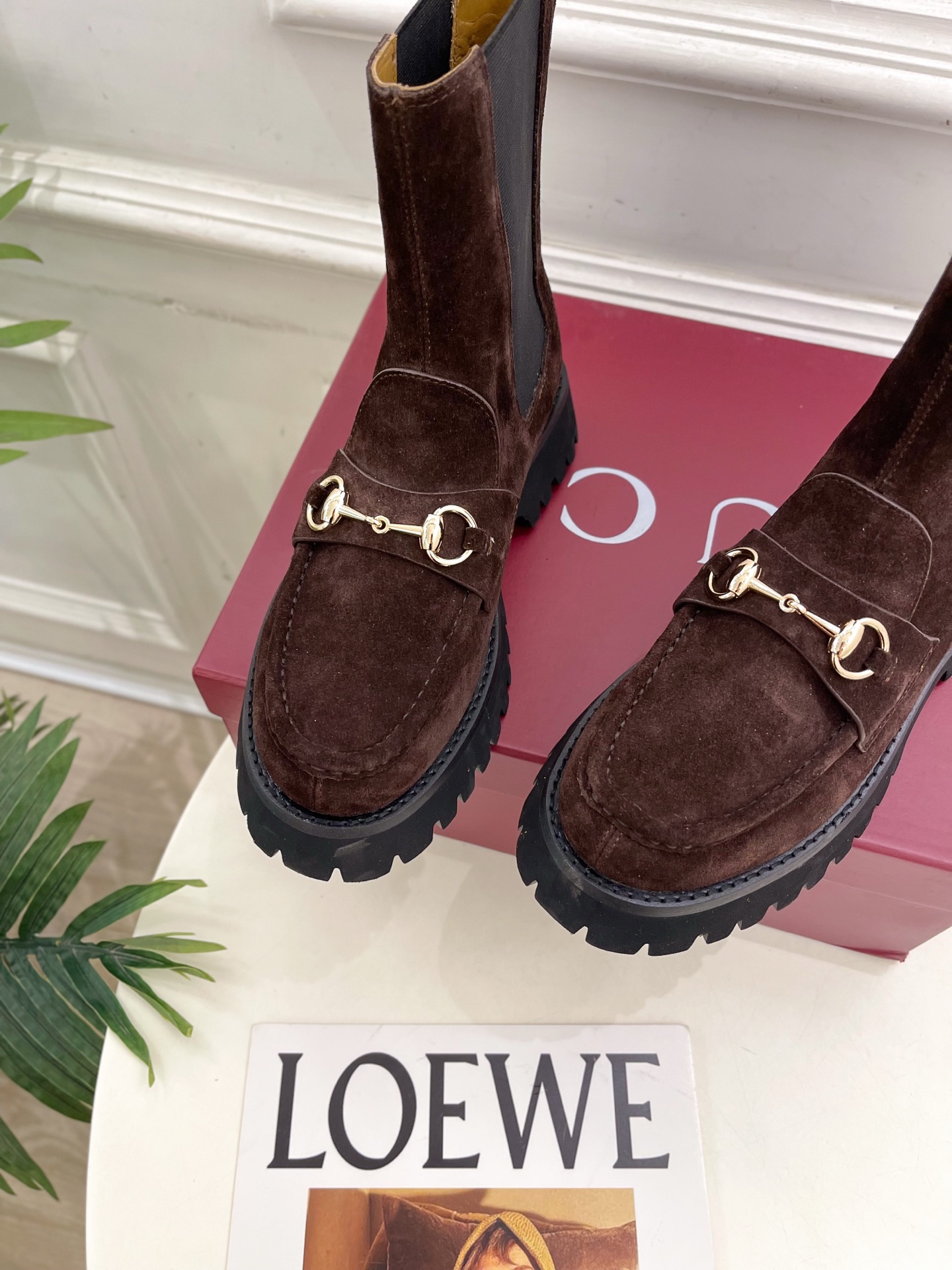 Gucci | 古驰 25𝐬𝐬 ⭐️2025 G家秋冬新品 走秀款 经典马衔扣切尔西短靴 主打系列终于面