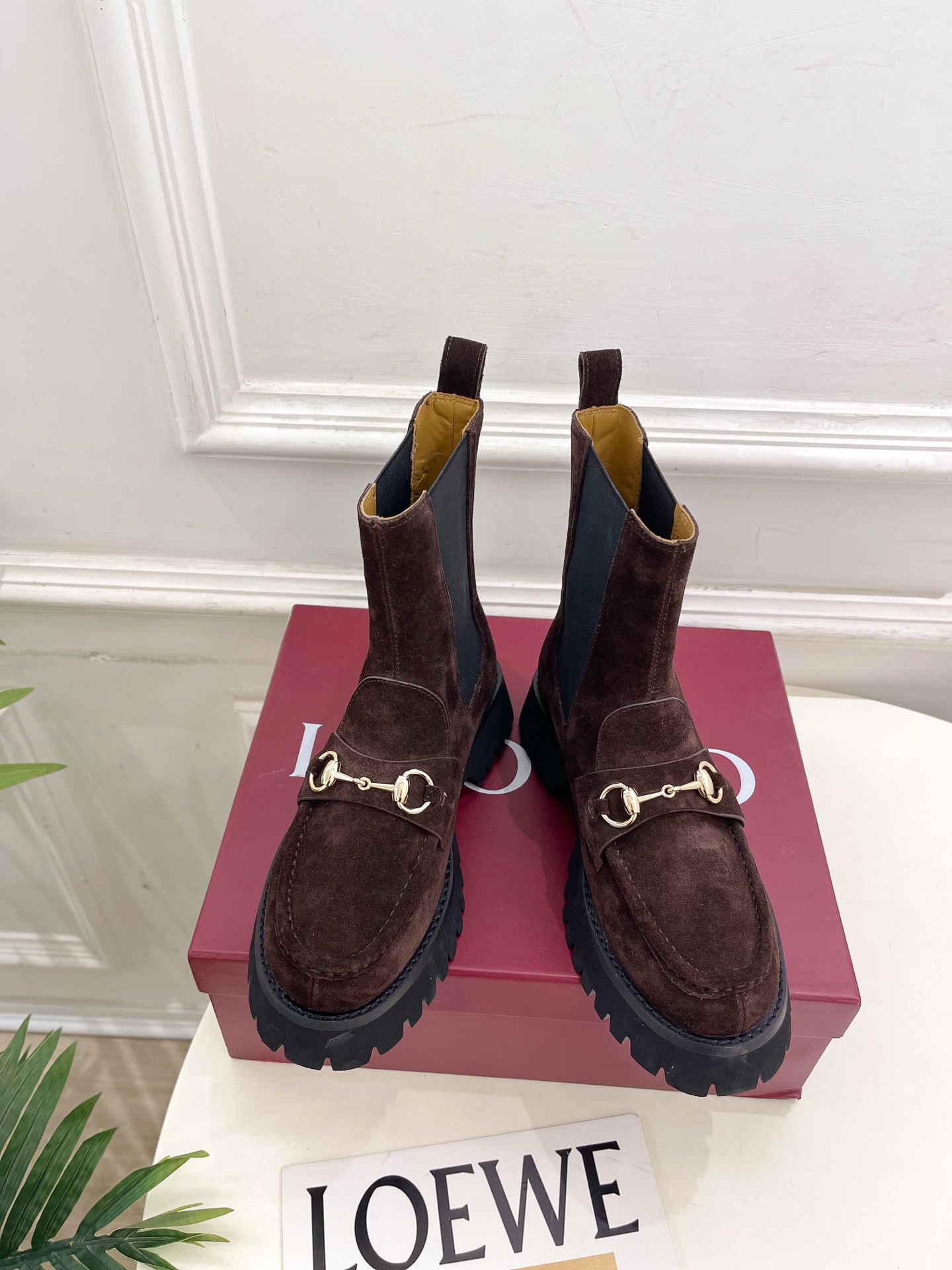 Gucci | 古驰 25𝐬𝐬 ⭐️2025 G家秋冬新品 走秀款 经典马衔扣切尔西短靴 主打系列终于面