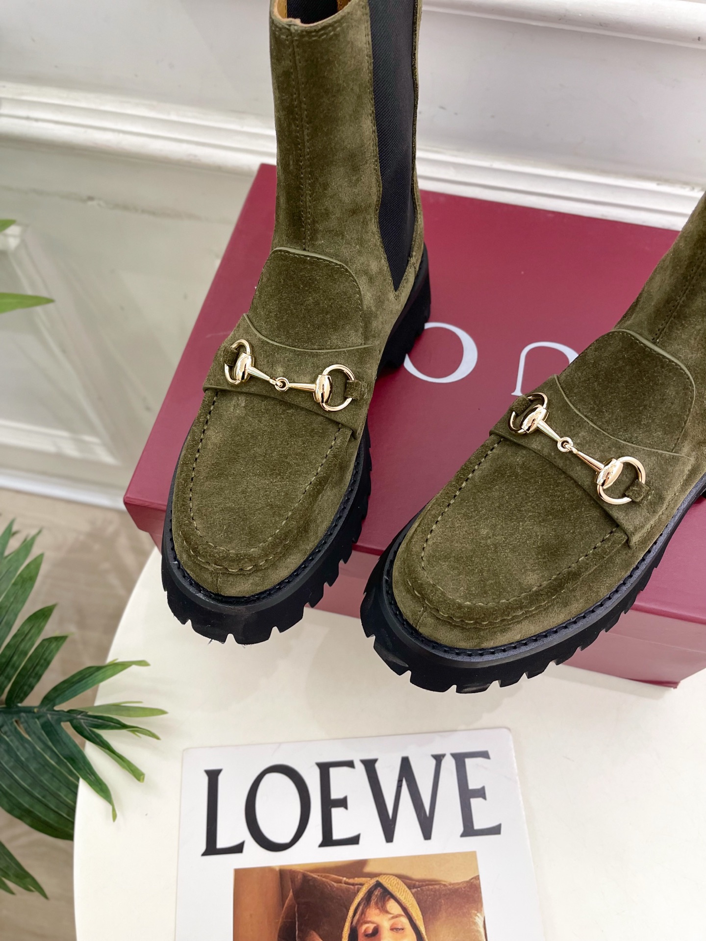 Gucci | 古驰 25𝐬𝐬 ⭐️2025 G家秋冬新品 走秀款 经典马衔扣切尔西短靴 主打系列终于面