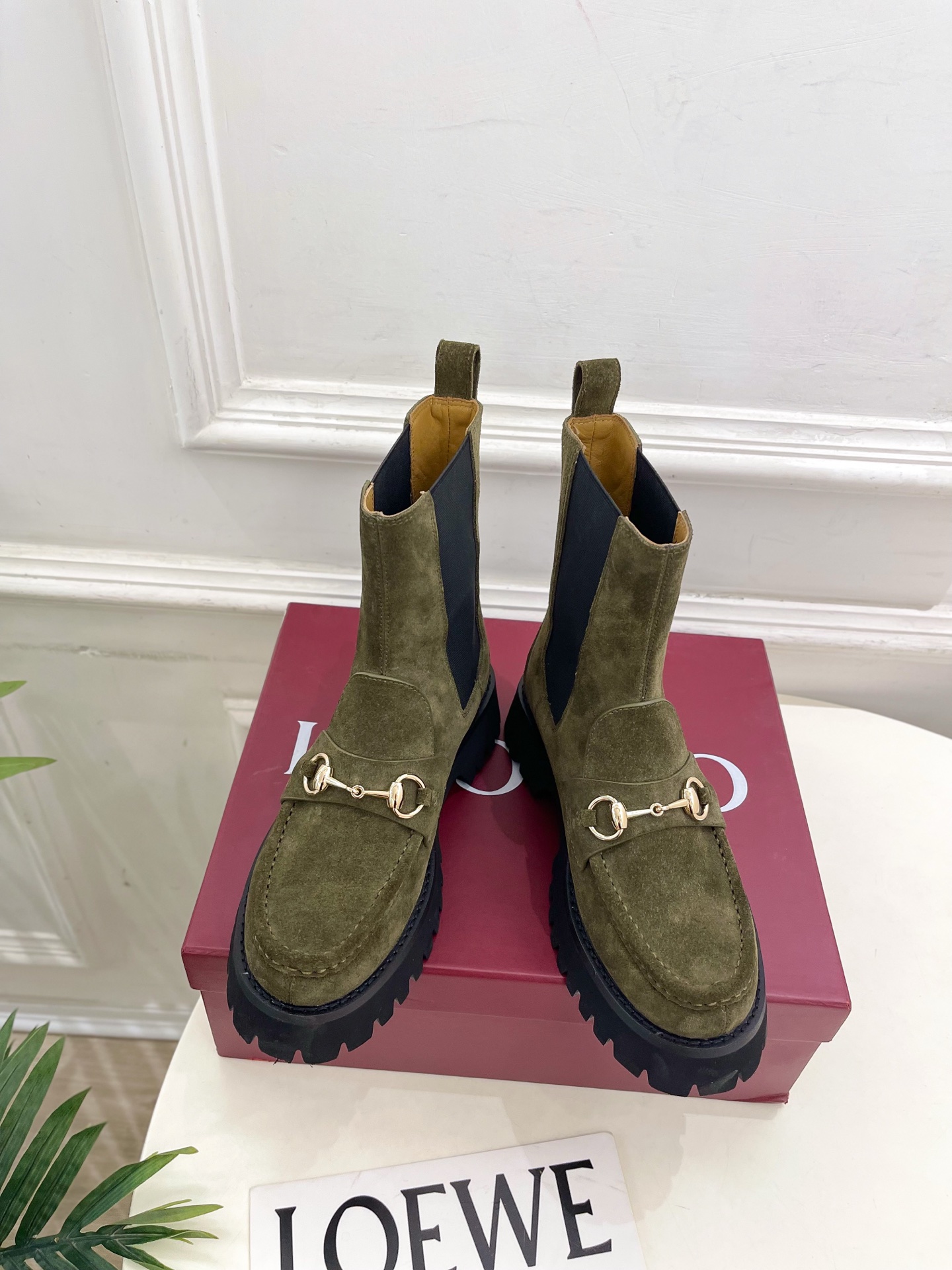 Gucci | 古驰 25𝐬𝐬 ⭐️2025 G家秋冬新品 走秀款 经典马衔扣切尔西短靴 主打系列终于面