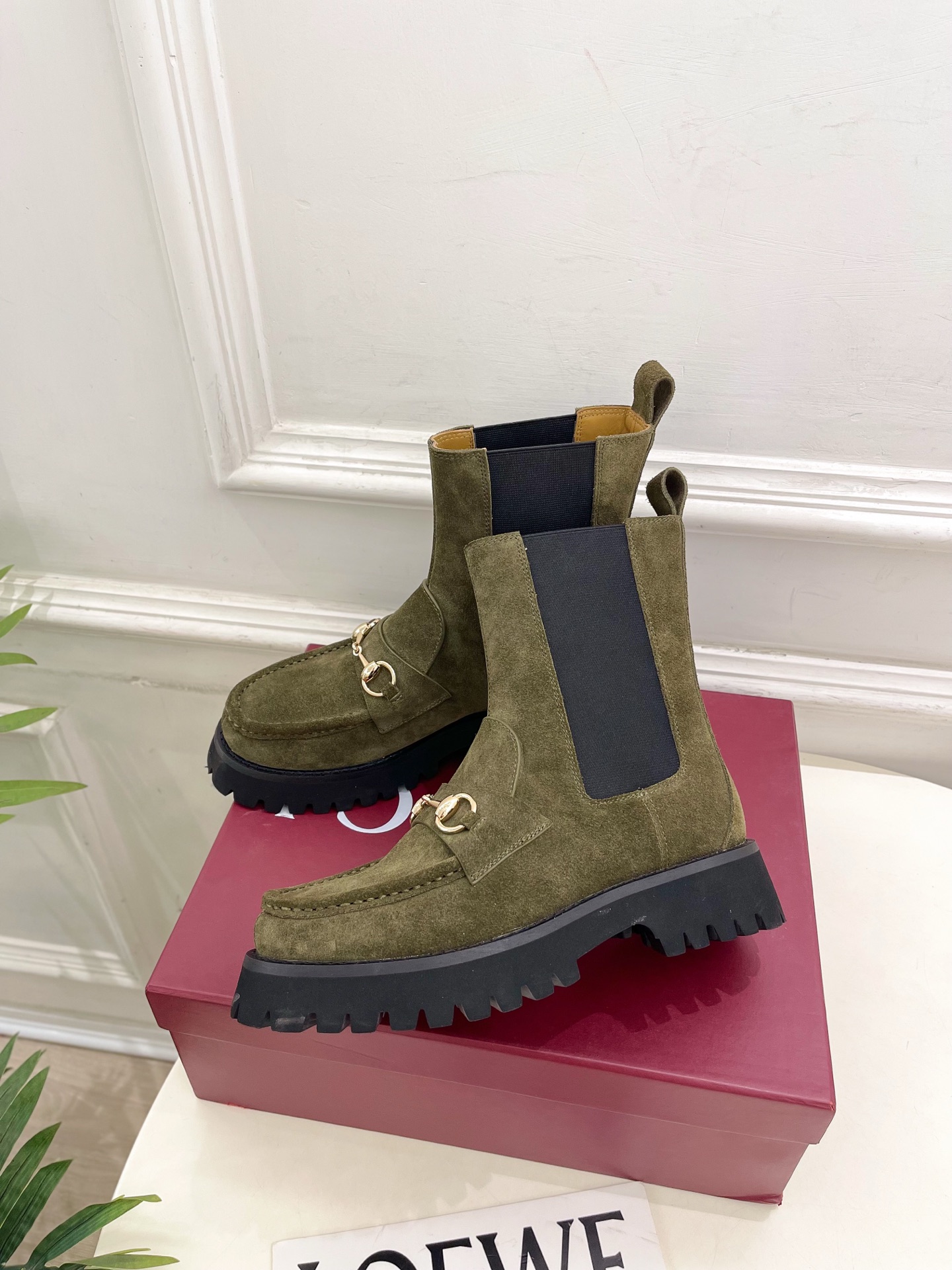 Gucci | 古驰 25𝐬𝐬 ⭐️2025 G家秋冬新品 走秀款 经典马衔扣切尔西短靴 主打系列终于面