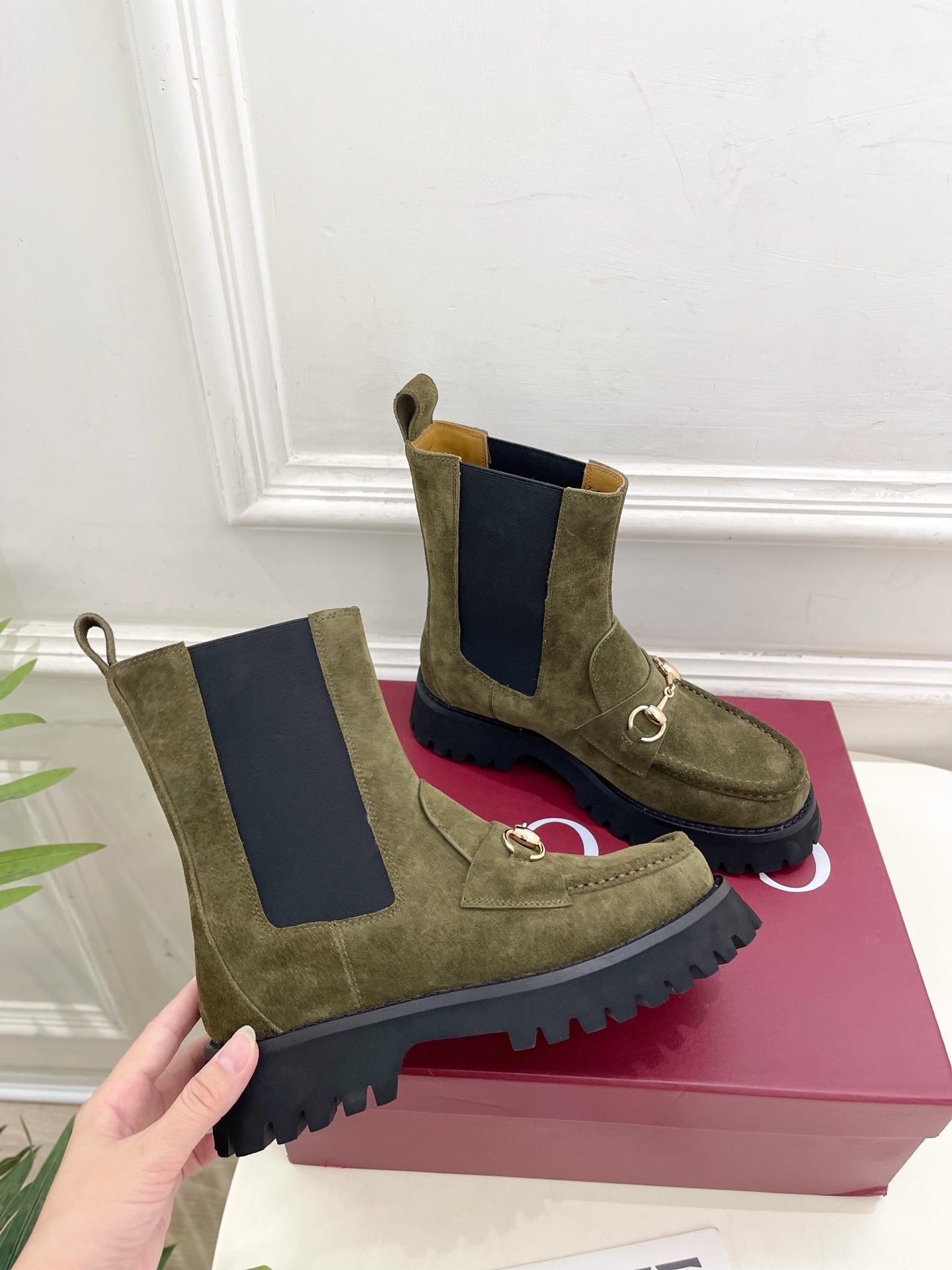 Gucci | 古驰 25𝐬𝐬 ⭐️2025 G家秋冬新品 走秀款 经典马衔扣切尔西短靴 主打系列终于面