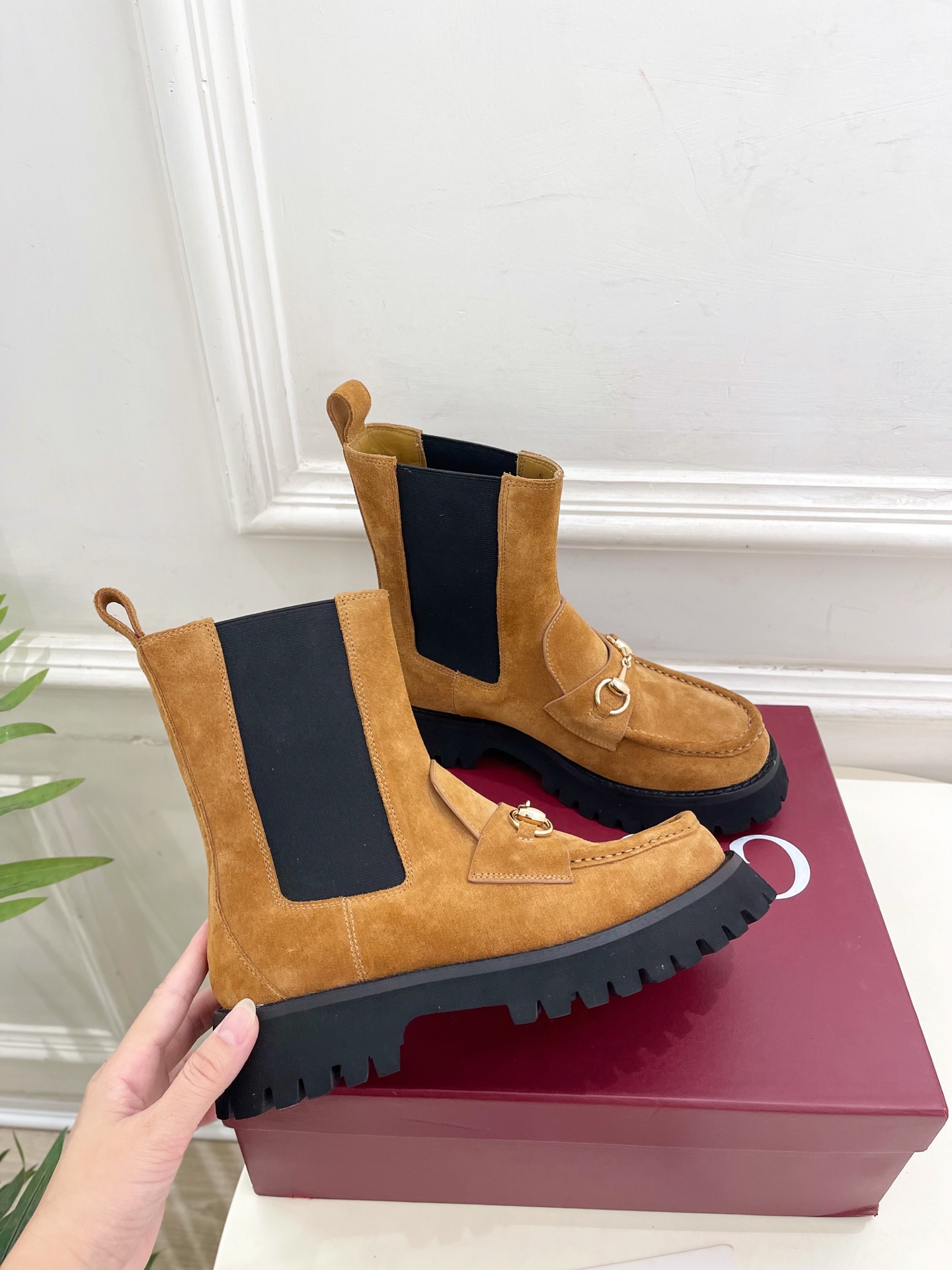 Gucci | 古驰 25𝐬𝐬 ⭐️2025 G家秋冬新品 走秀款 经典马衔扣切尔西短靴 主打系列终于面