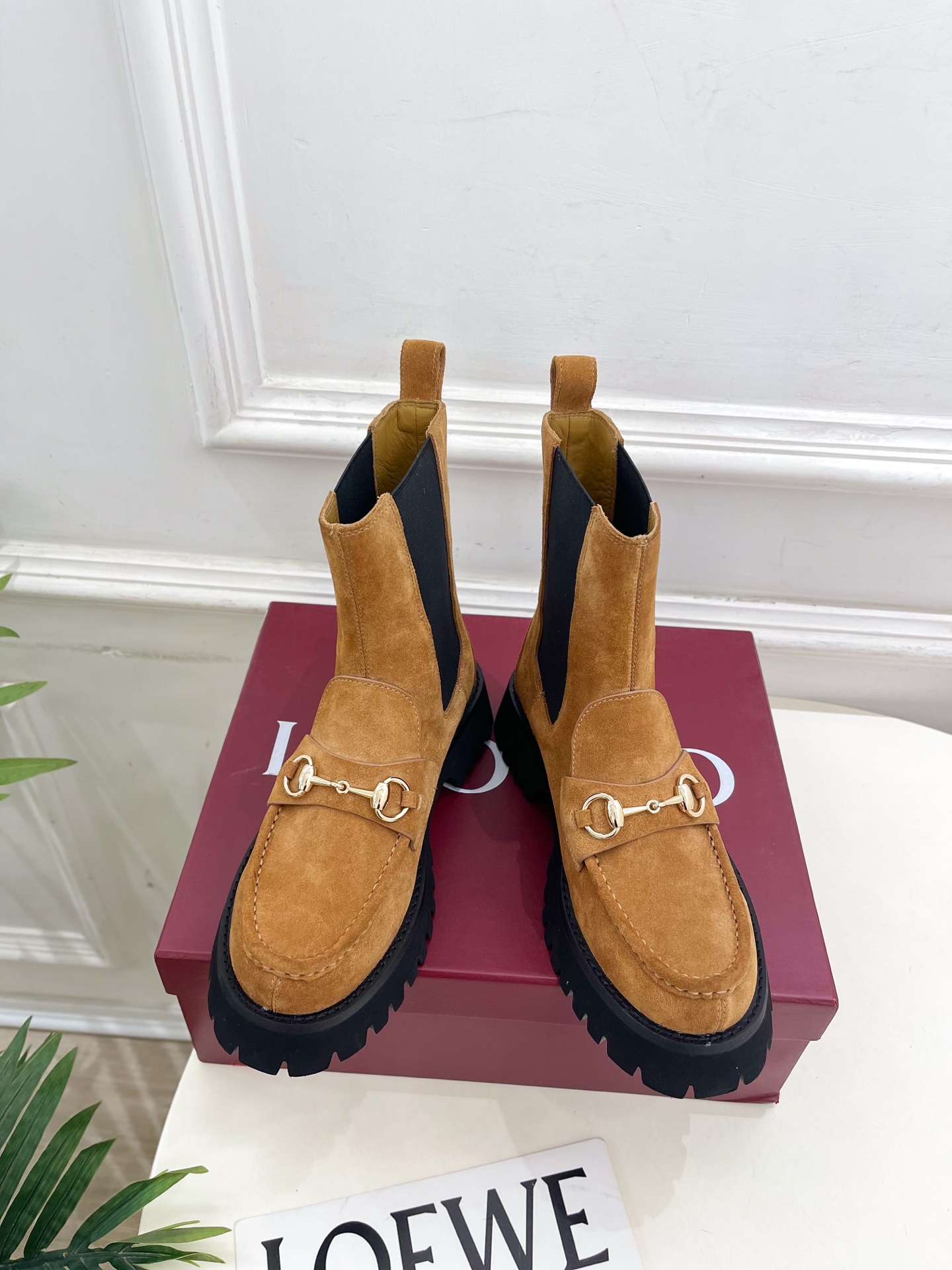 Gucci | 古驰 25𝐬𝐬 ⭐️2025 G家秋冬新品 走秀款 经典马衔扣切尔西短靴 主打系列终于面
