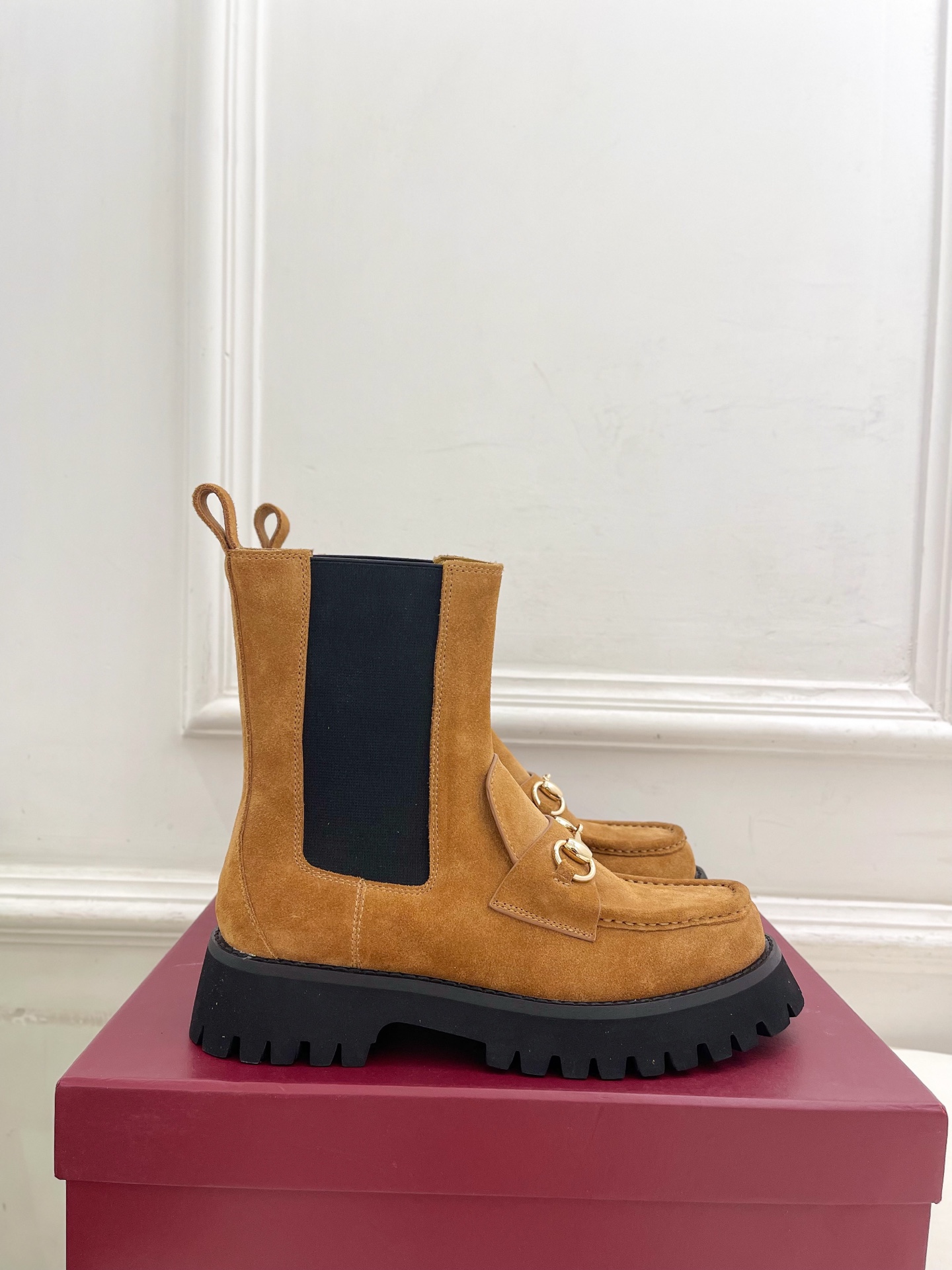 Gucci | 古驰 25𝐬𝐬 ⭐️2025 G家秋冬新品 走秀款 经典马衔扣切尔西短靴 主打系列终于面
