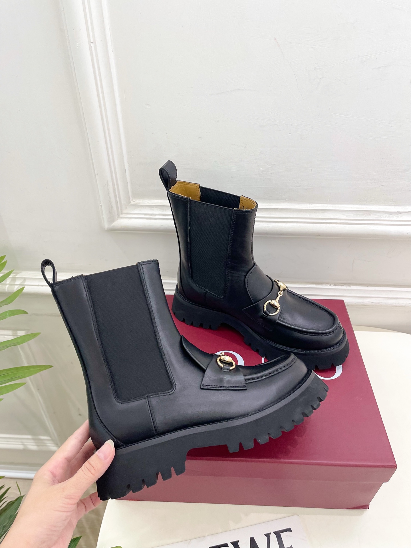 Gucci | 古驰 25𝐬𝐬 ⭐️2025 G家秋冬新品 走秀款 经典马衔扣切尔西短靴 主打系列终于面