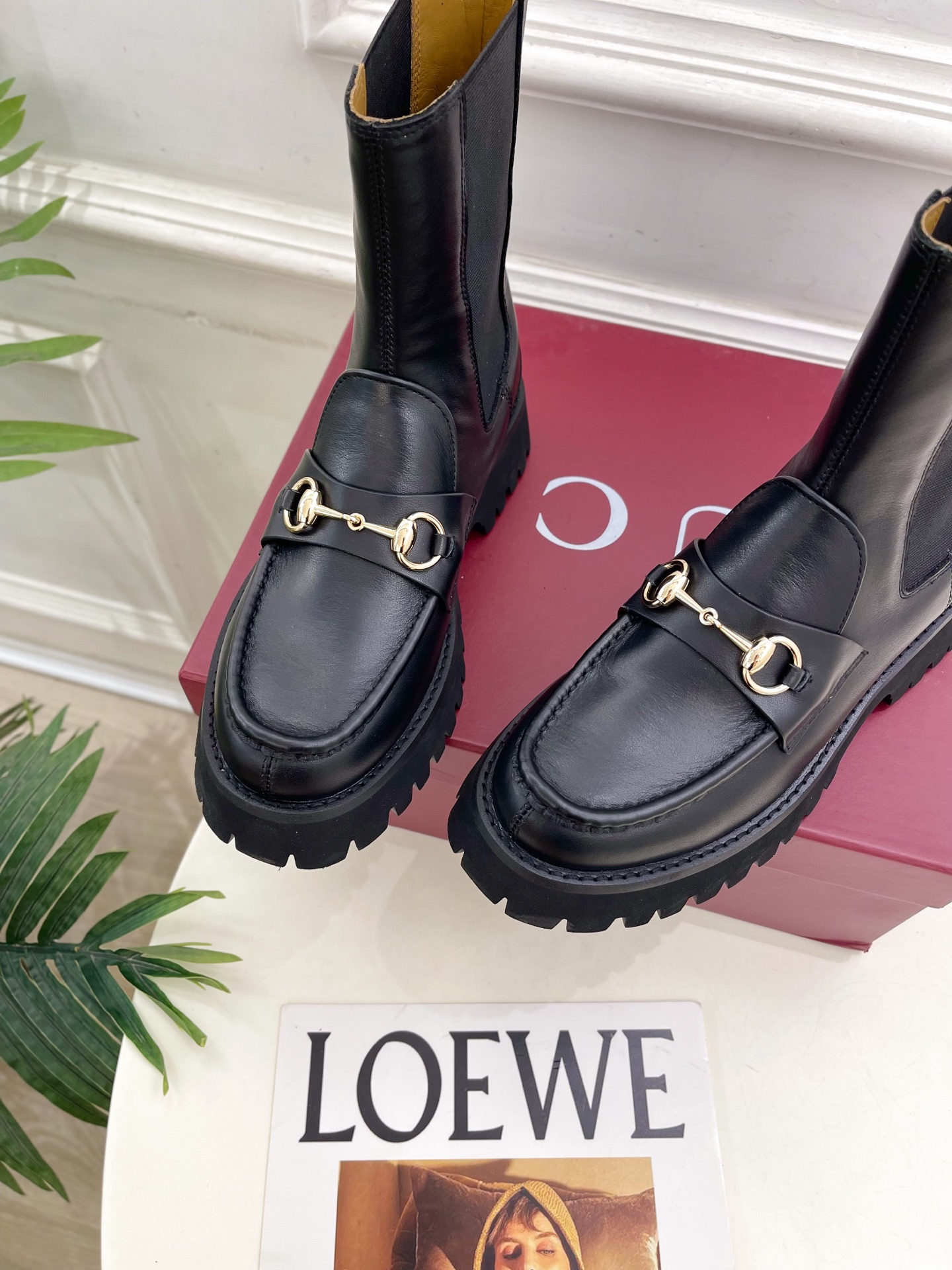 Gucci | 古驰 25𝐬𝐬 ⭐️2025 G家秋冬新品 走秀款 经典马衔扣切尔西短靴 主打系列终于面
