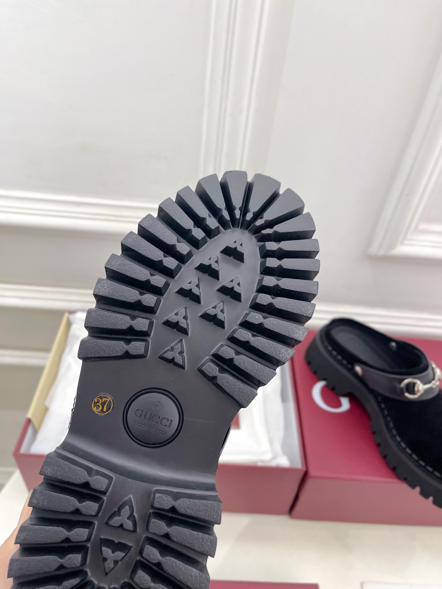 Gucci | 古驰 25𝐬𝐬 ⭐️2025G家秋冬新品经典马衔扣厚底穆勒鞋 半拖鞋 主打系列终于面世，