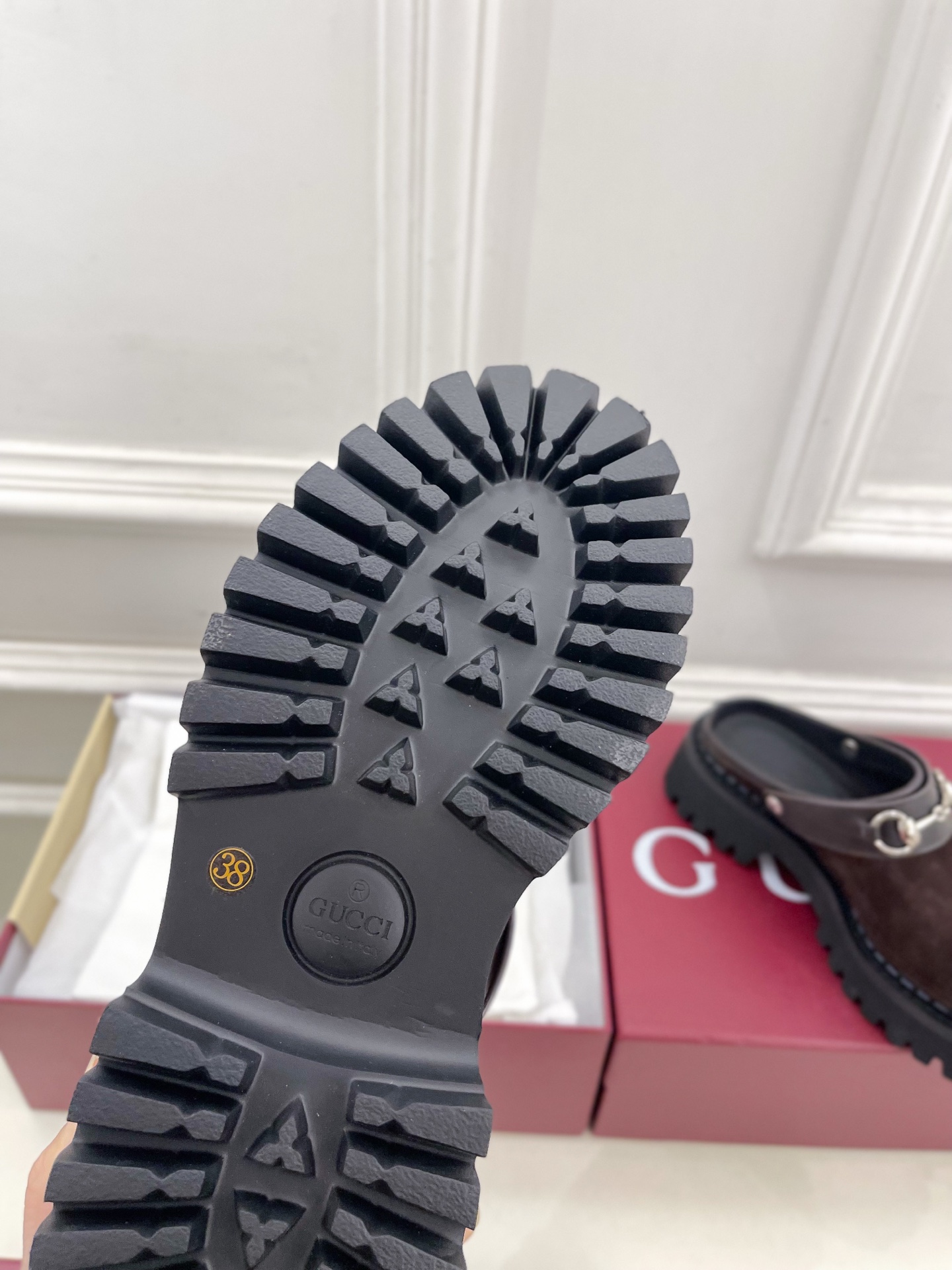 Gucci | 古驰 25𝐬𝐬 ⭐️2025G家秋冬新品经典马衔扣厚底穆勒鞋 半拖鞋 主打系列终于面世，